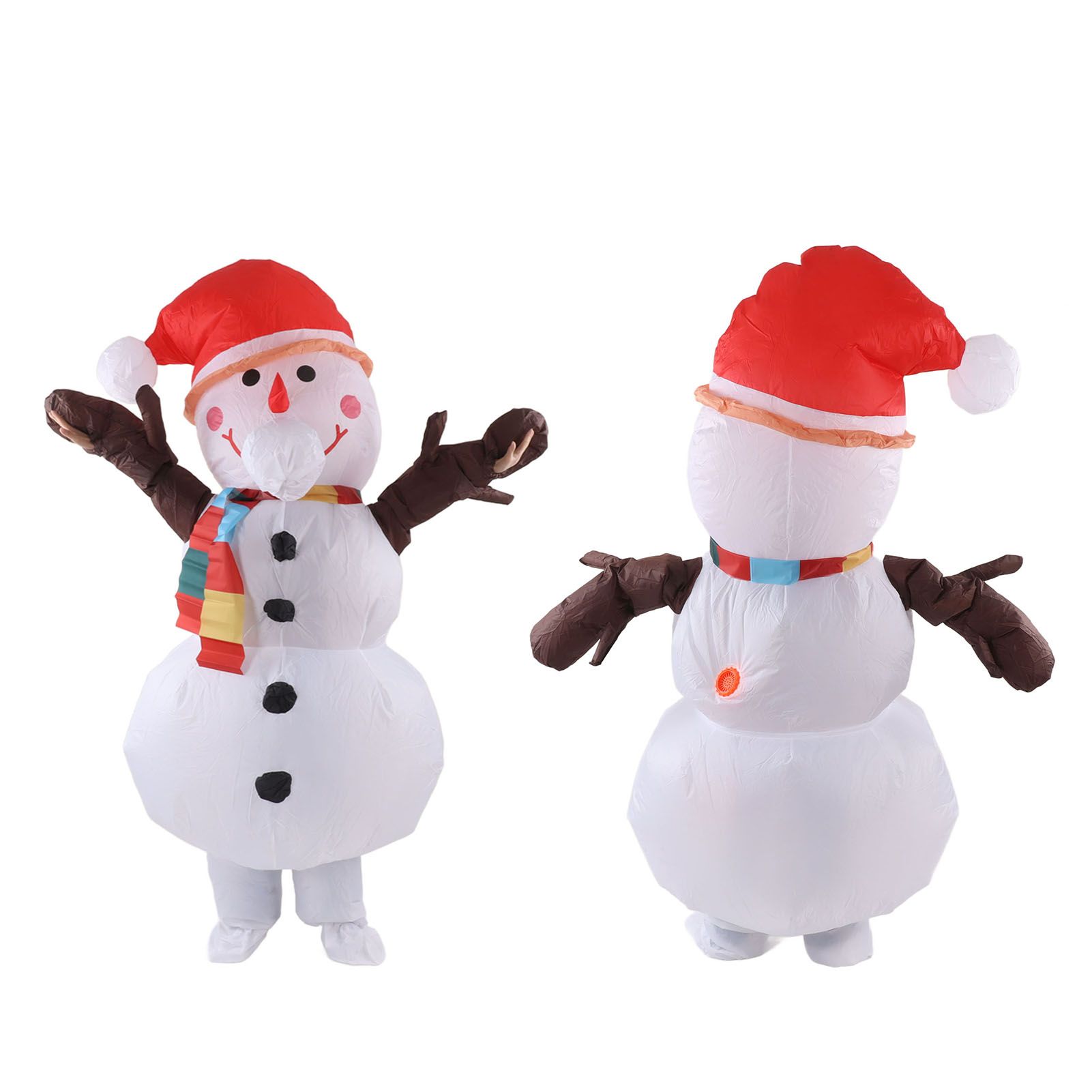 Inflatable Christmas Costume Funny Blow Up Christmas Party Doll Suit for view 4