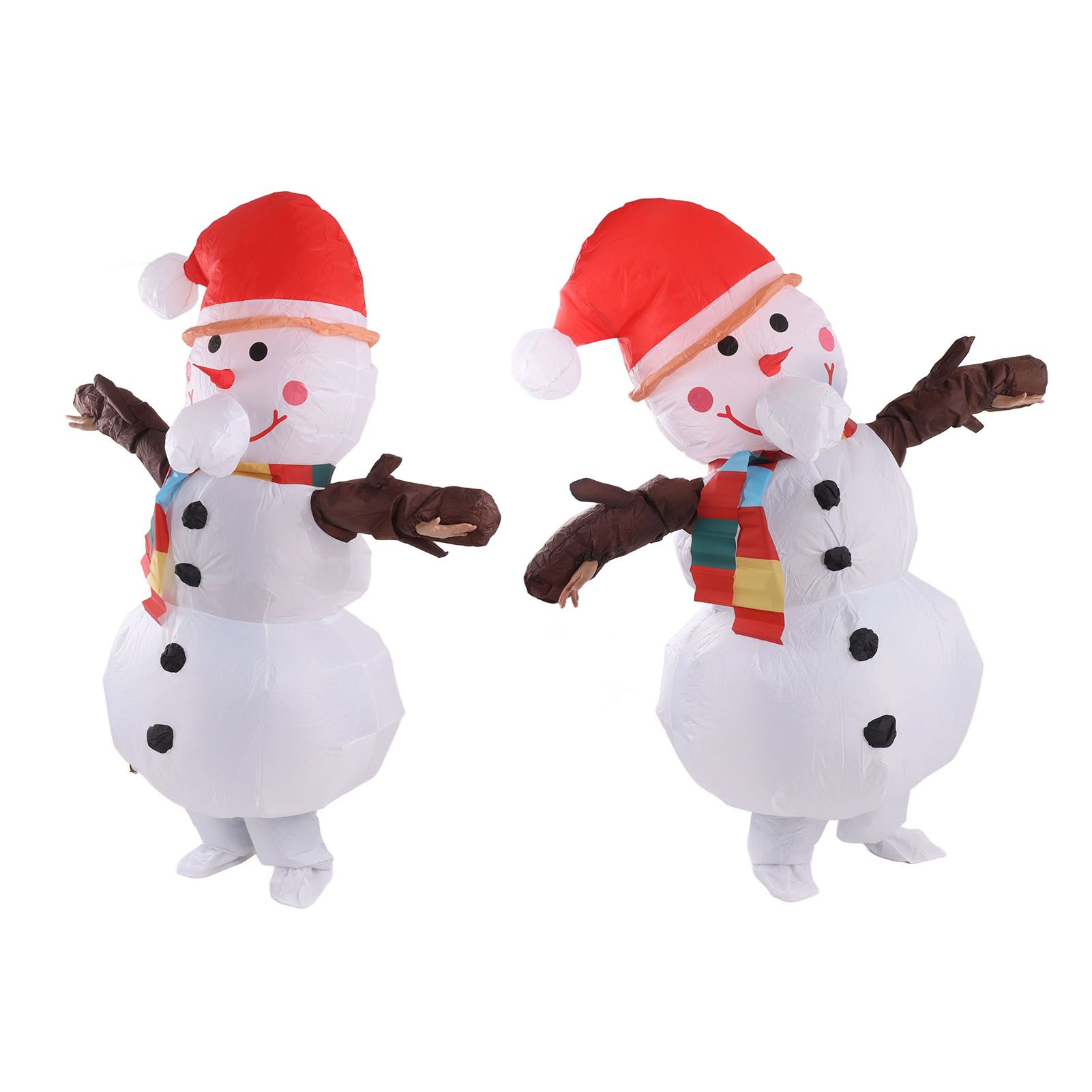 Inflatable Christmas Costume Funny Blow Up Christmas Party Doll Suit for view 5
