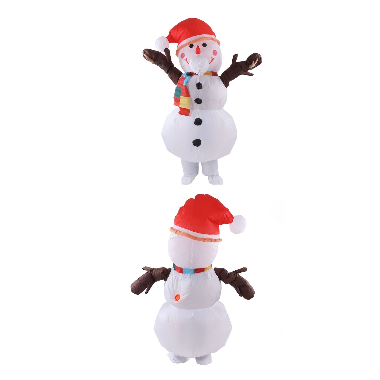 Inflatable Christmas Costume Funny Blow Up Christmas Party Doll Suit for view 6