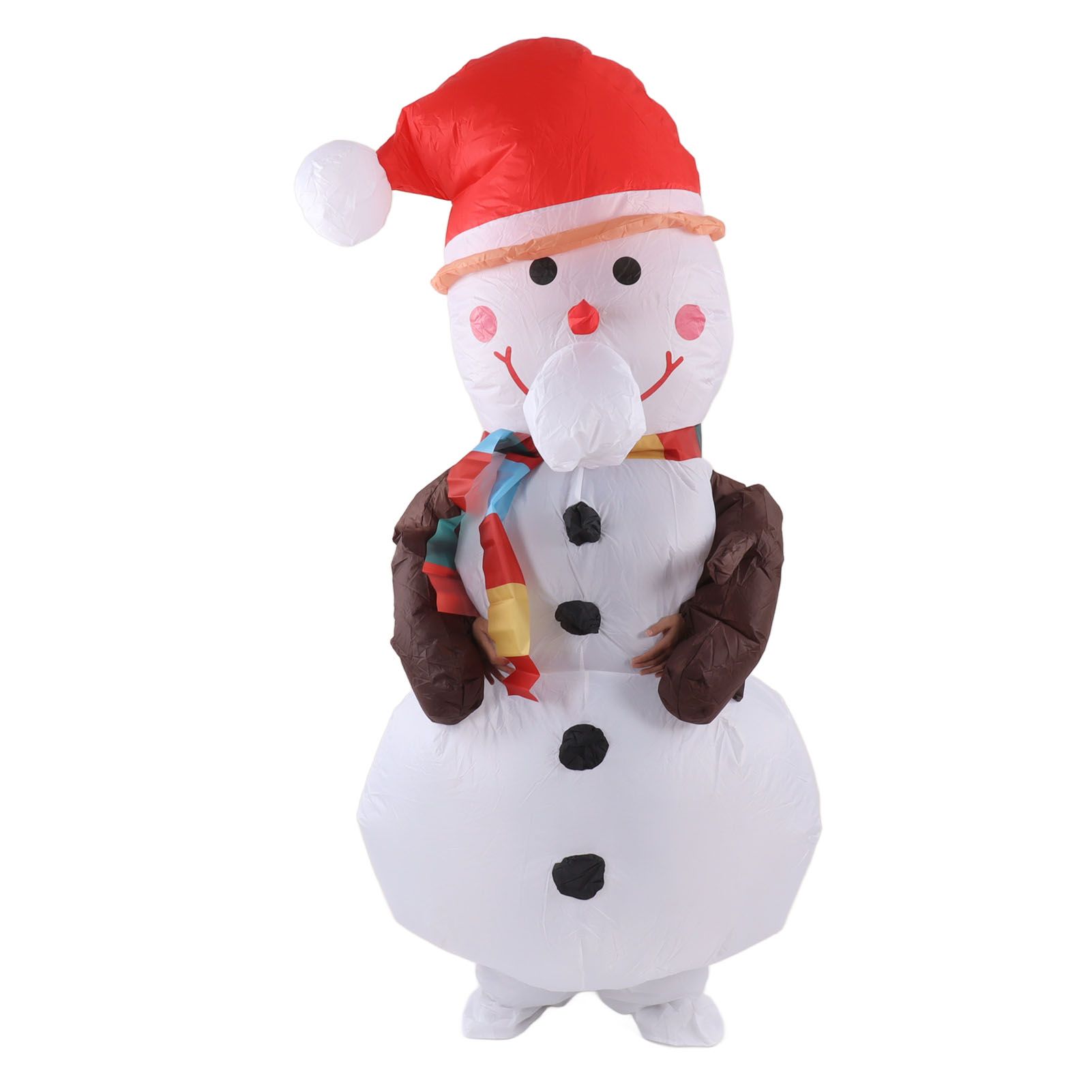 Inflatable Christmas Costume Funny Blow Up Christmas Party Doll Suit for view 7