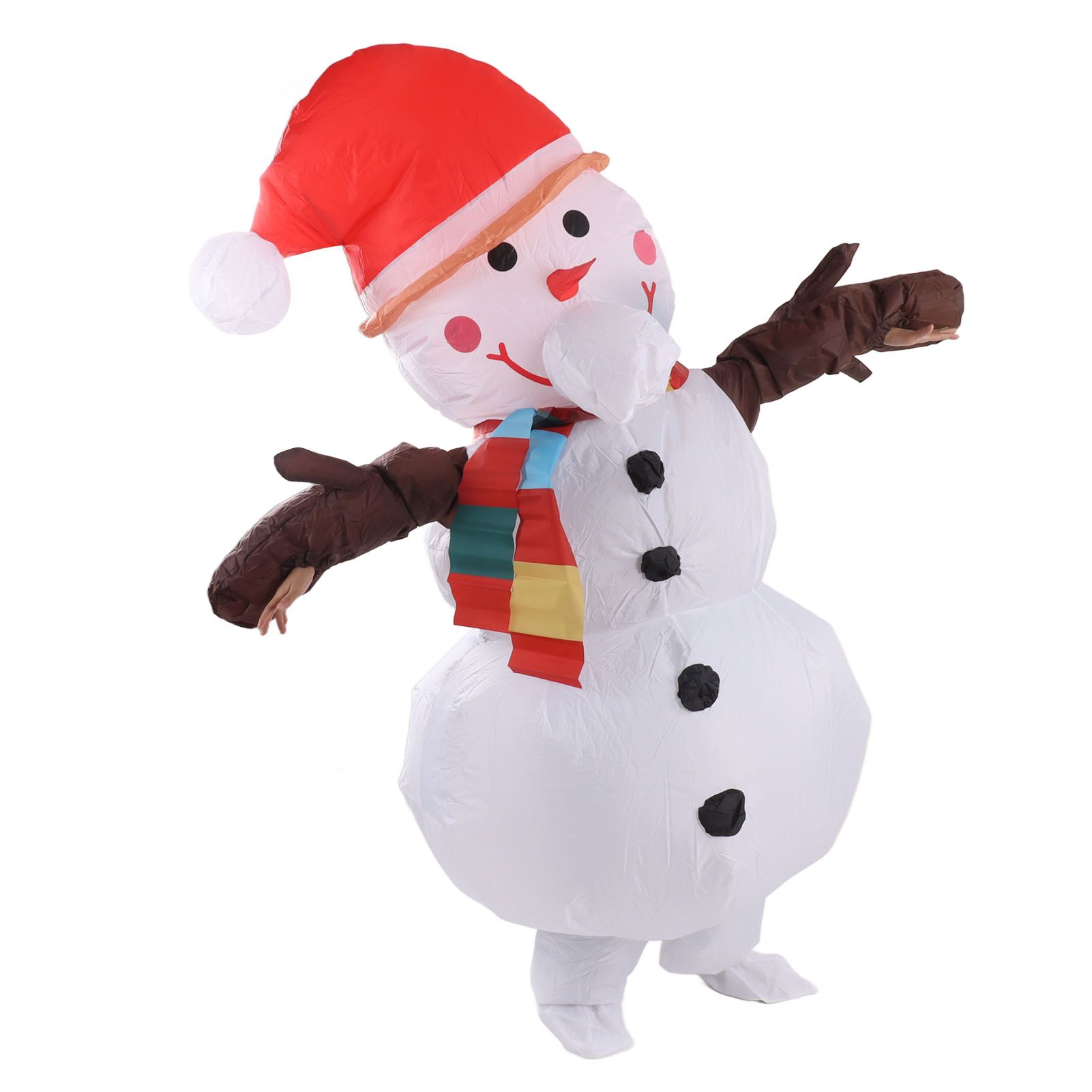 Inflatable Christmas Costume Funny Blow Up Christmas Party Doll Suit for view 8