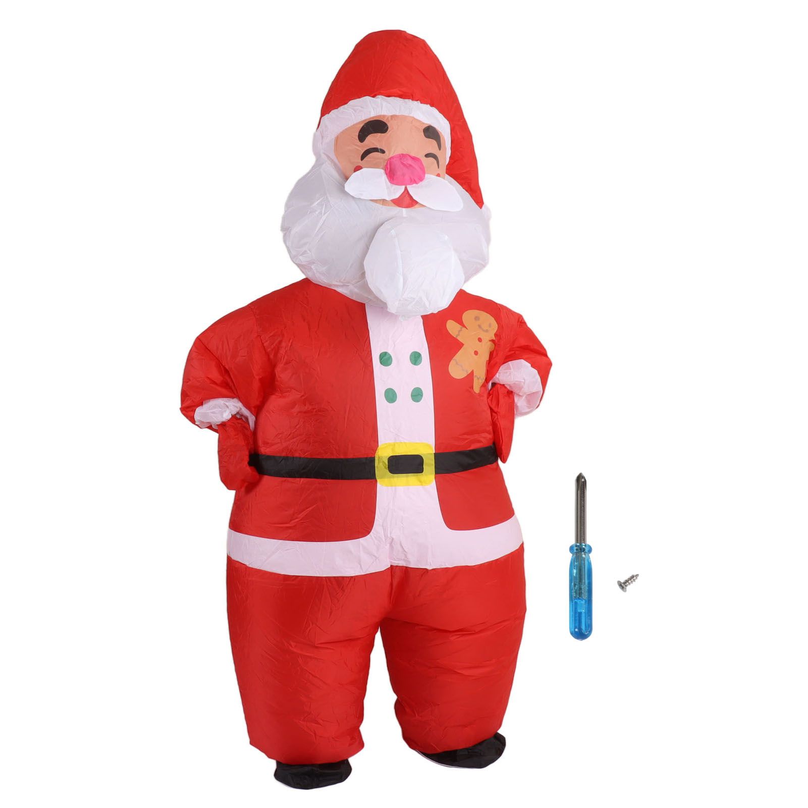 Inflatable Christmas Costume Funny Blow Up Christmas Party Doll Suit for — image 1