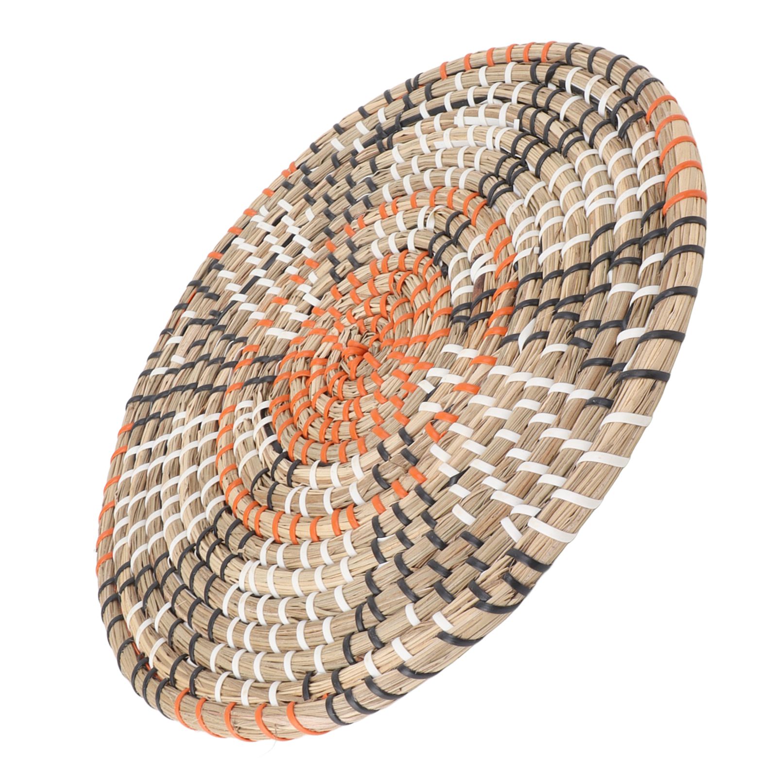 Grass Woven Placemats Nordic Style Innovative Round Placemats for Dining Table view 2