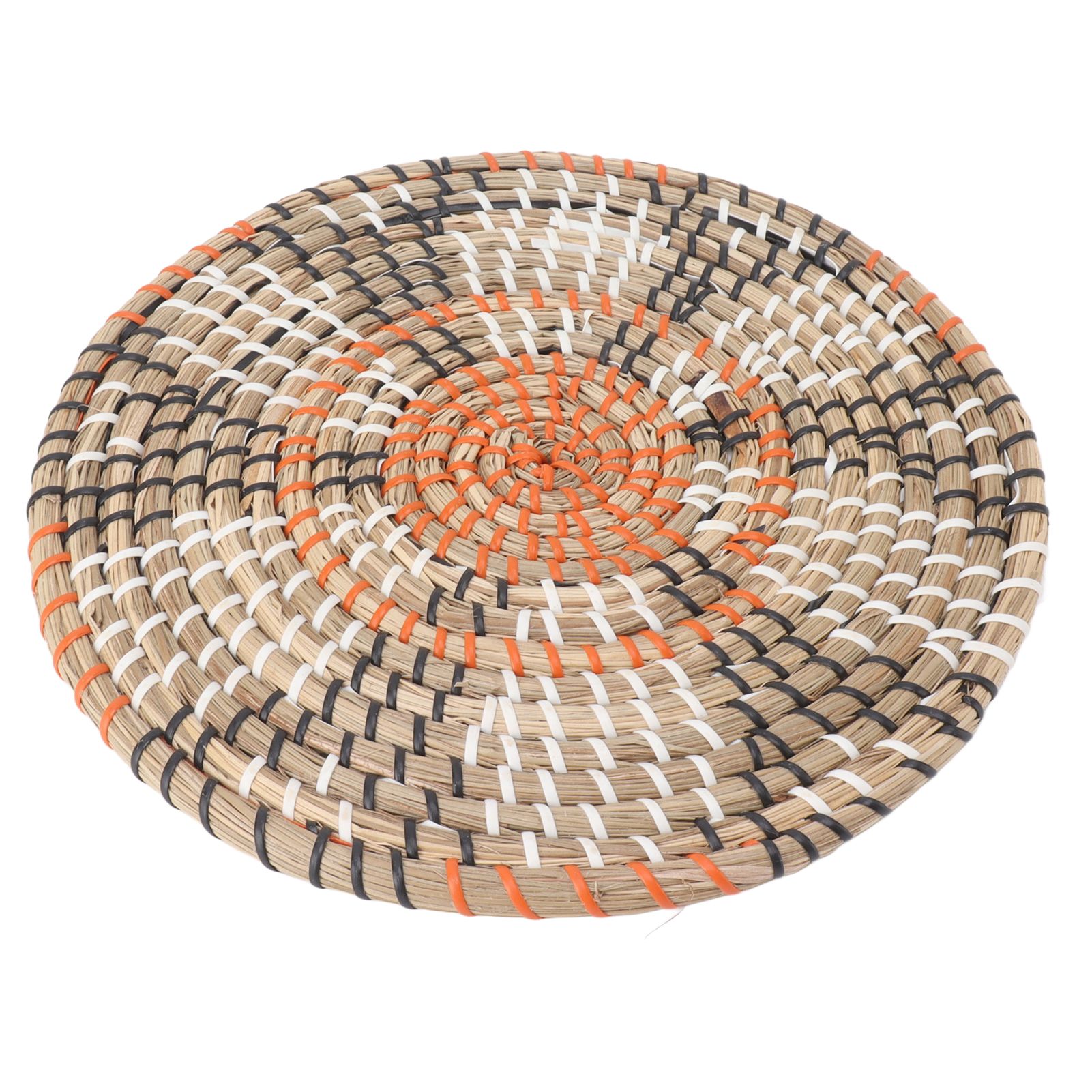 Grass Woven Placemats Nordic Style Innovative Round Placemats for Dining Table view 6