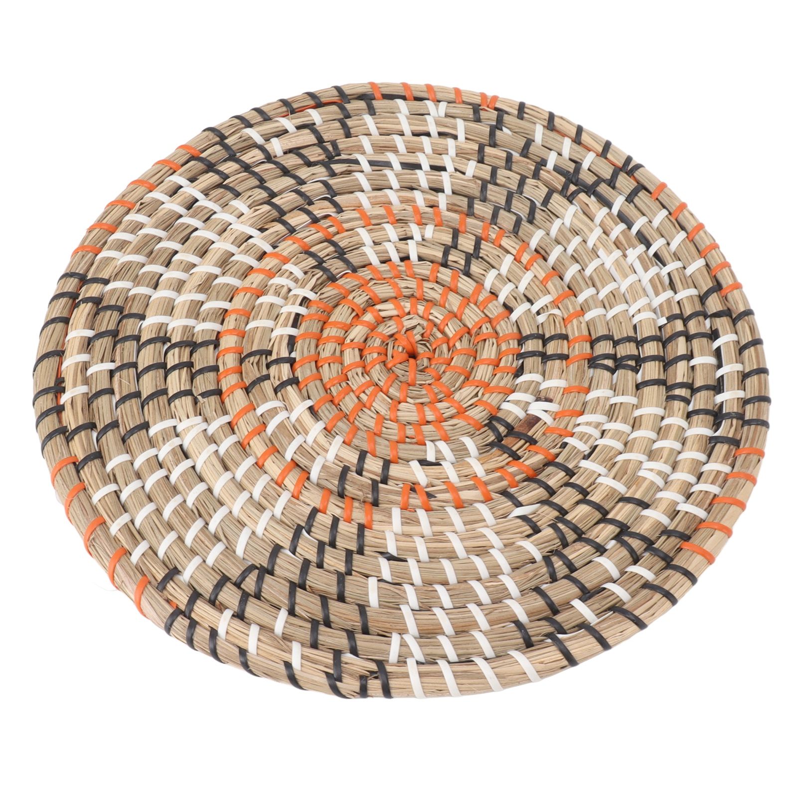 Grass Woven Placemats Nordic Style Innovative Round Placemats for Dining Table view 9
