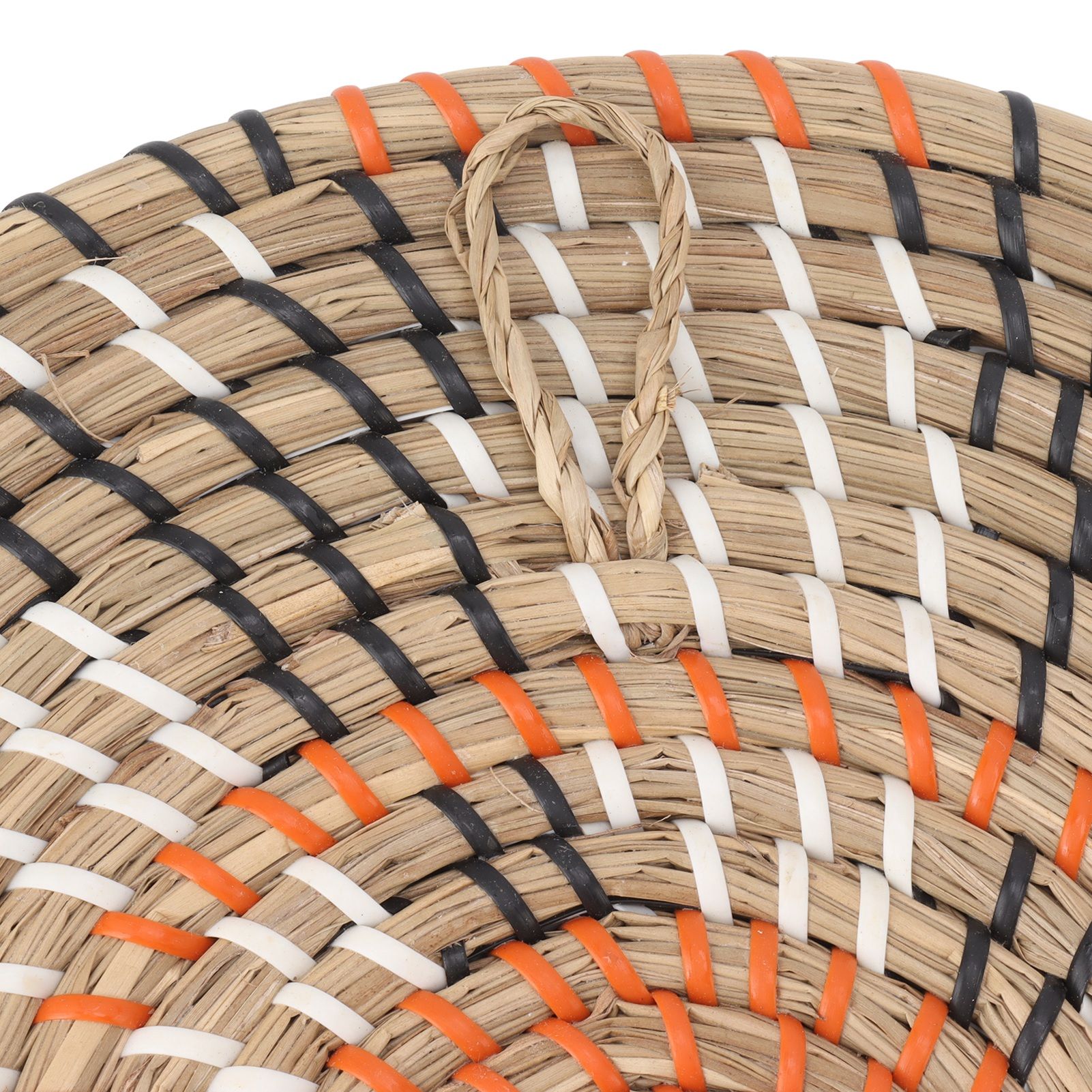 Grass Woven Placemats Nordic Style Innovative Round Placemats for Dining Table view 13