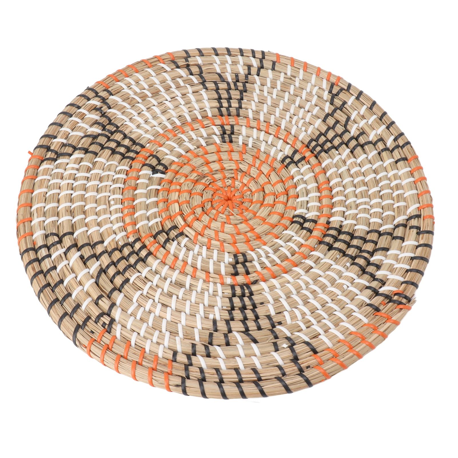 Grass Woven Placemats Nordic Style Innovative Round Placemats for Dining Table view 4