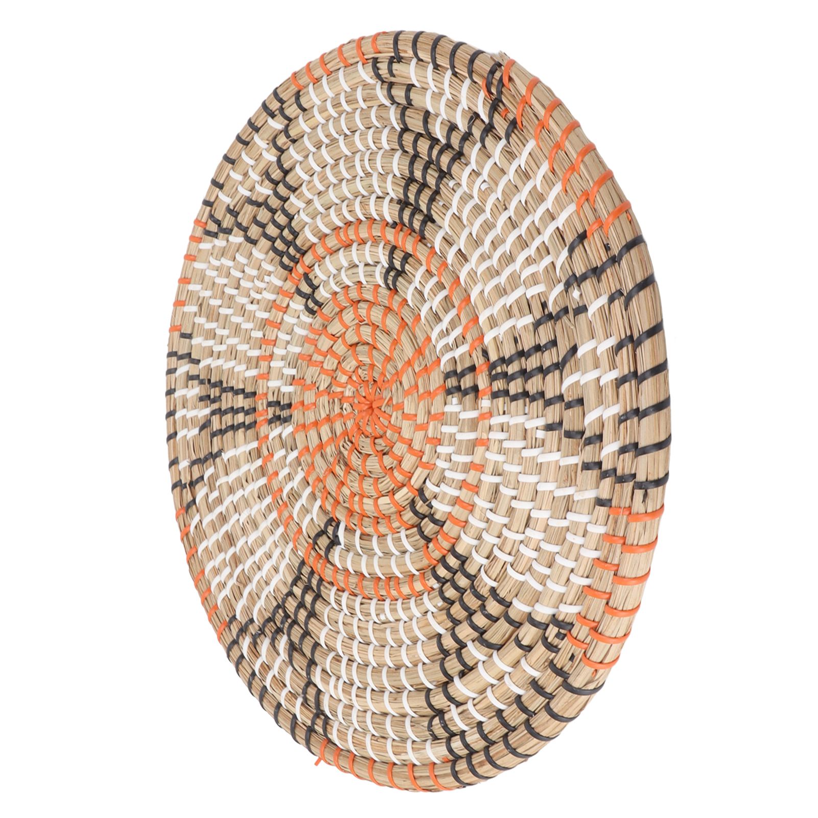 Grass Woven Placemats Nordic Style Innovative Round Placemats for Dining Table view 5