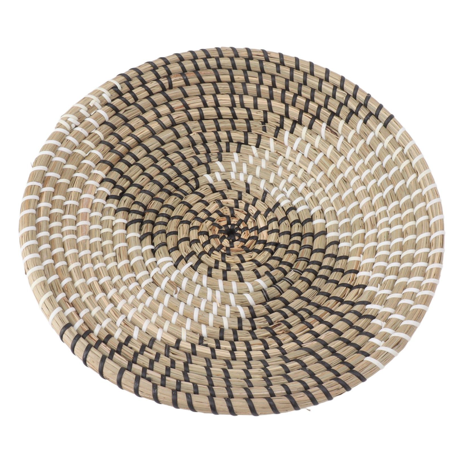 Woven Wall Basket Decor Handcrafted Seagrass Hanging Baskets Multifunction view 3