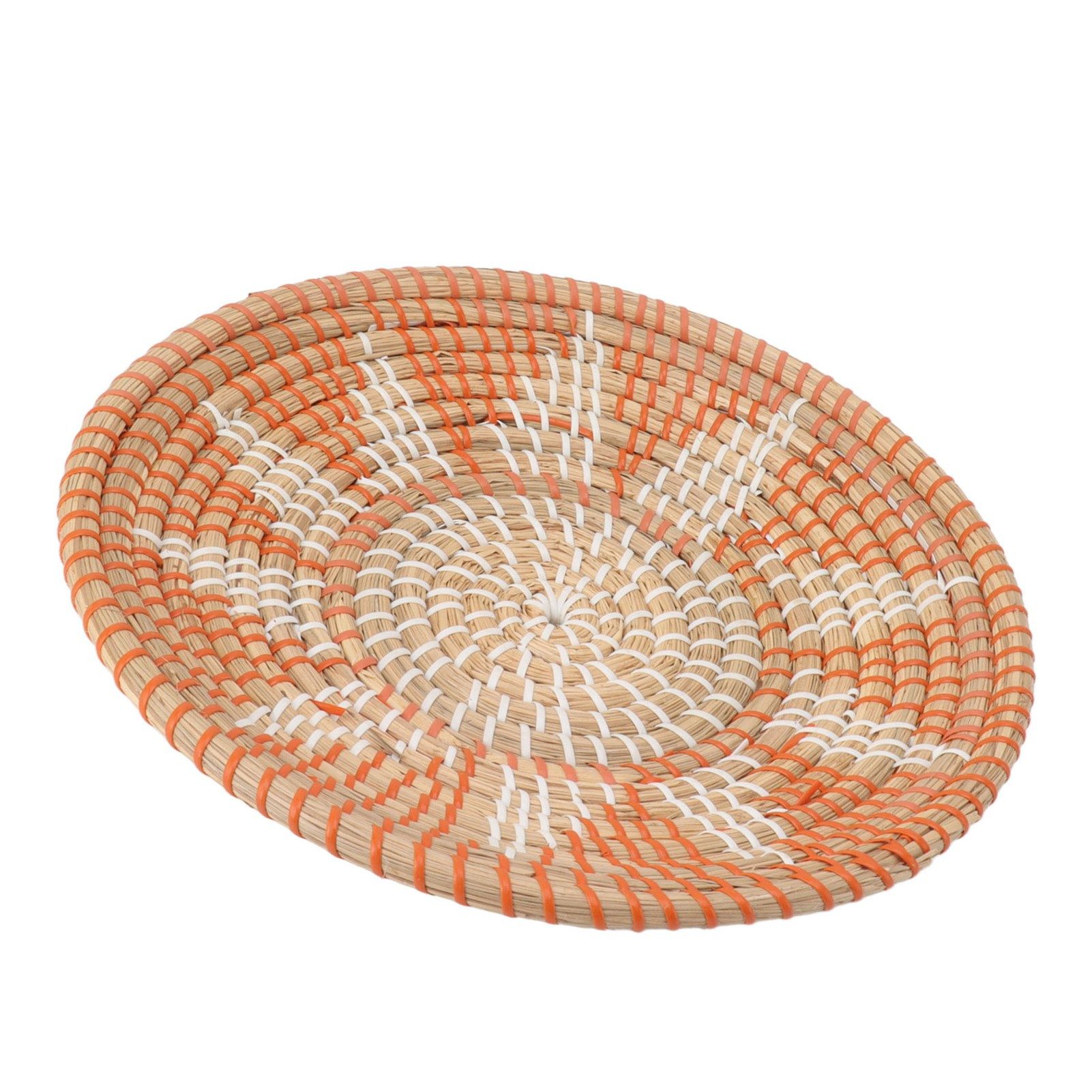 Round Grass Wall Ornaments 35cm Diameter Hand Knitting Hanging Woven Wall view 6