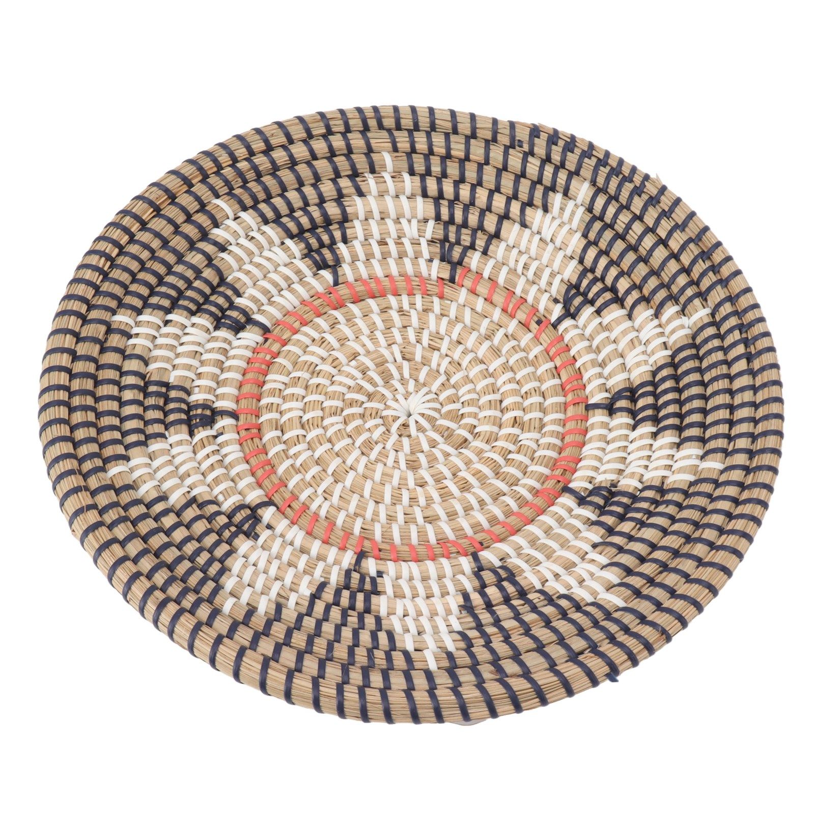 Round Grass Wall Ornaments 35cm Diameter Hand Knitting Hanging Woven Wall view 3