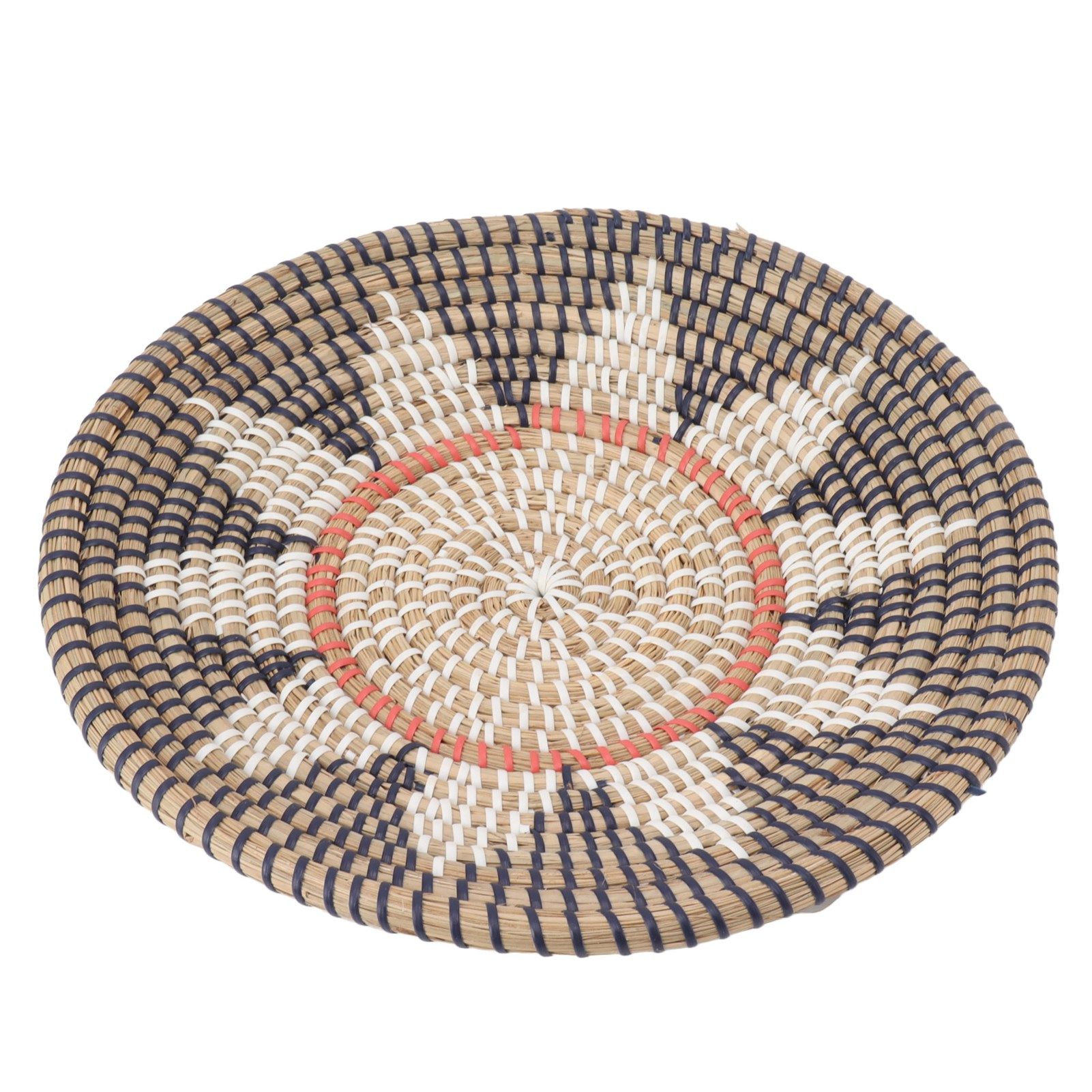 Round Grass Wall Ornaments 35cm Diameter Hand Knitting Hanging Woven Wall view 4