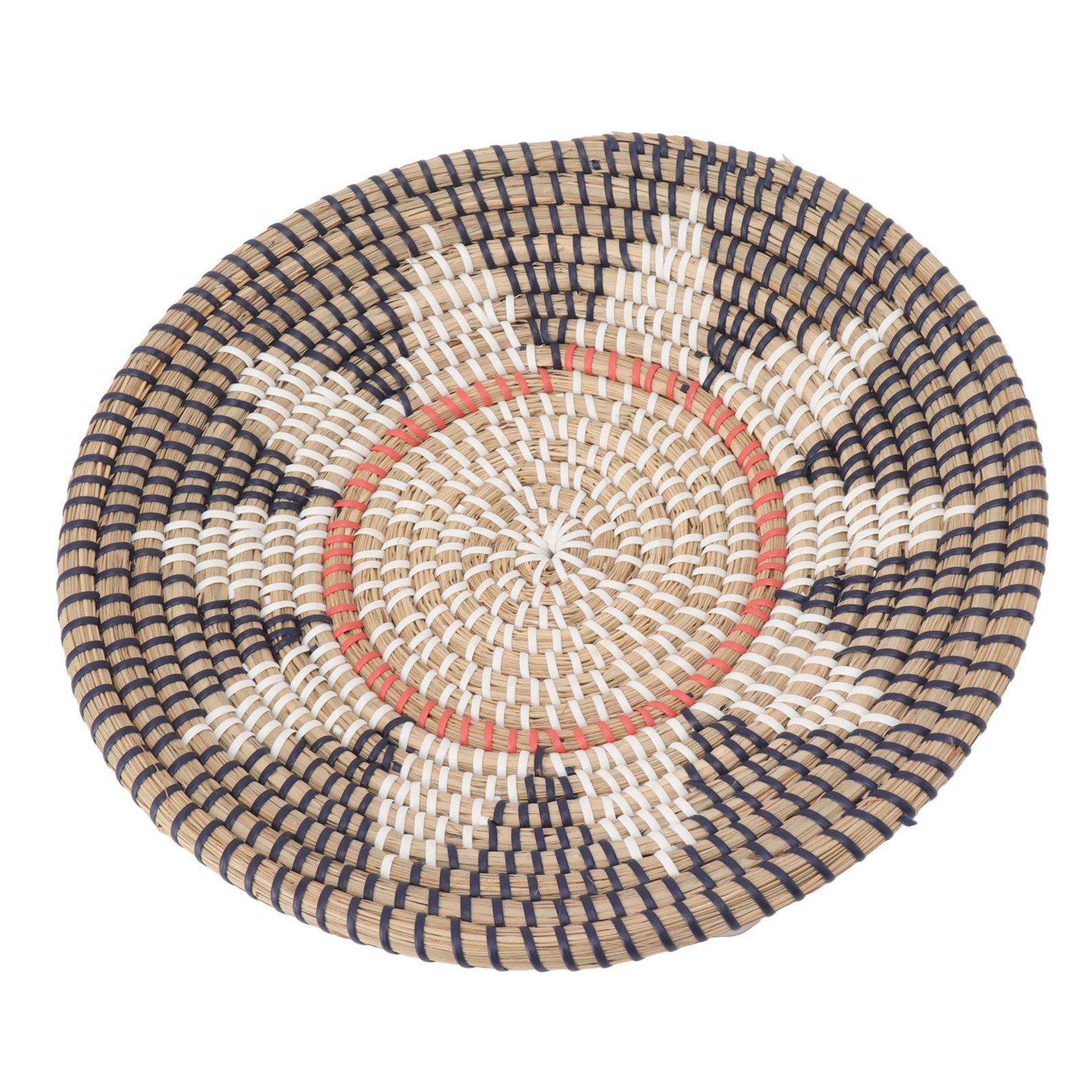 Round Grass Wall Ornaments 35cm Diameter Hand Knitting Hanging Woven Wall view 7