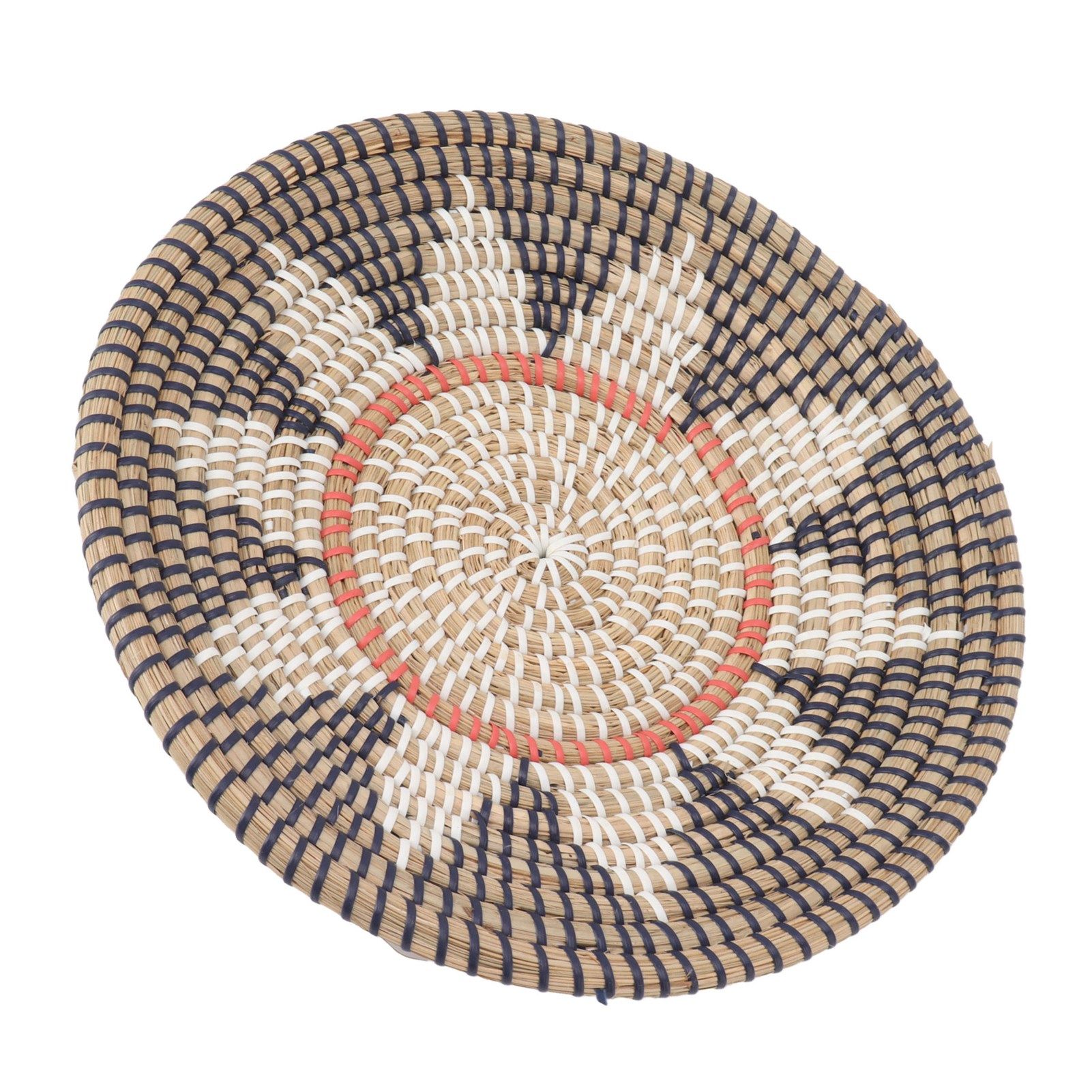 Round Grass Wall Ornaments 35cm Diameter Hand Knitting Hanging Woven Wall view 8