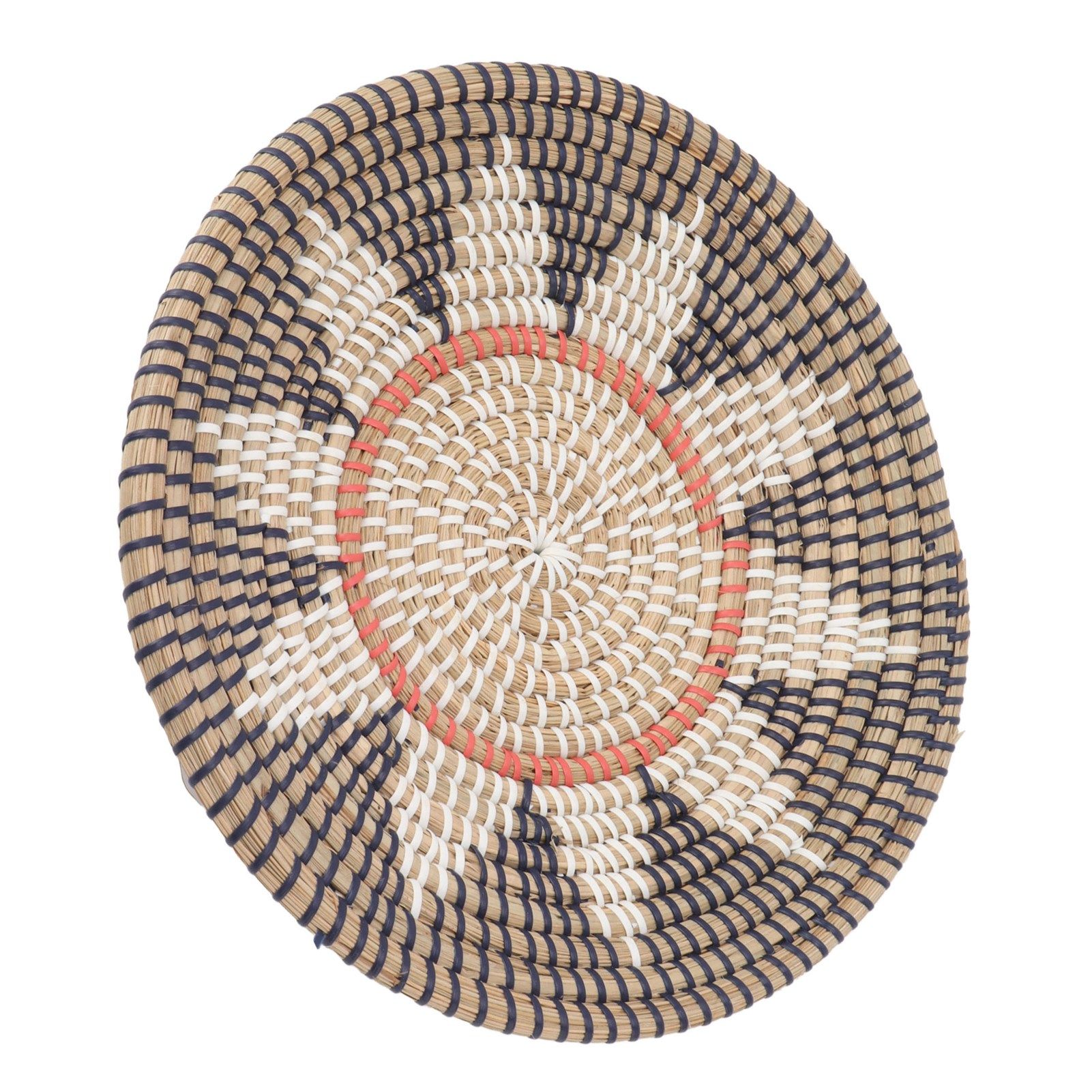 Round Grass Wall Ornaments 35cm Diameter Hand Knitting Hanging Woven Wall view 9