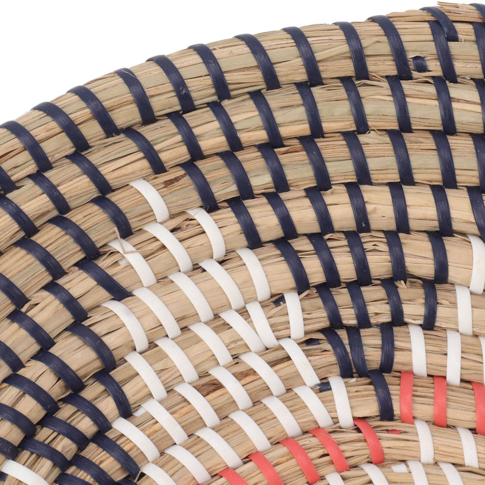 Round Grass Wall Ornaments 35cm Diameter Hand Knitting Hanging Woven Wall view 14