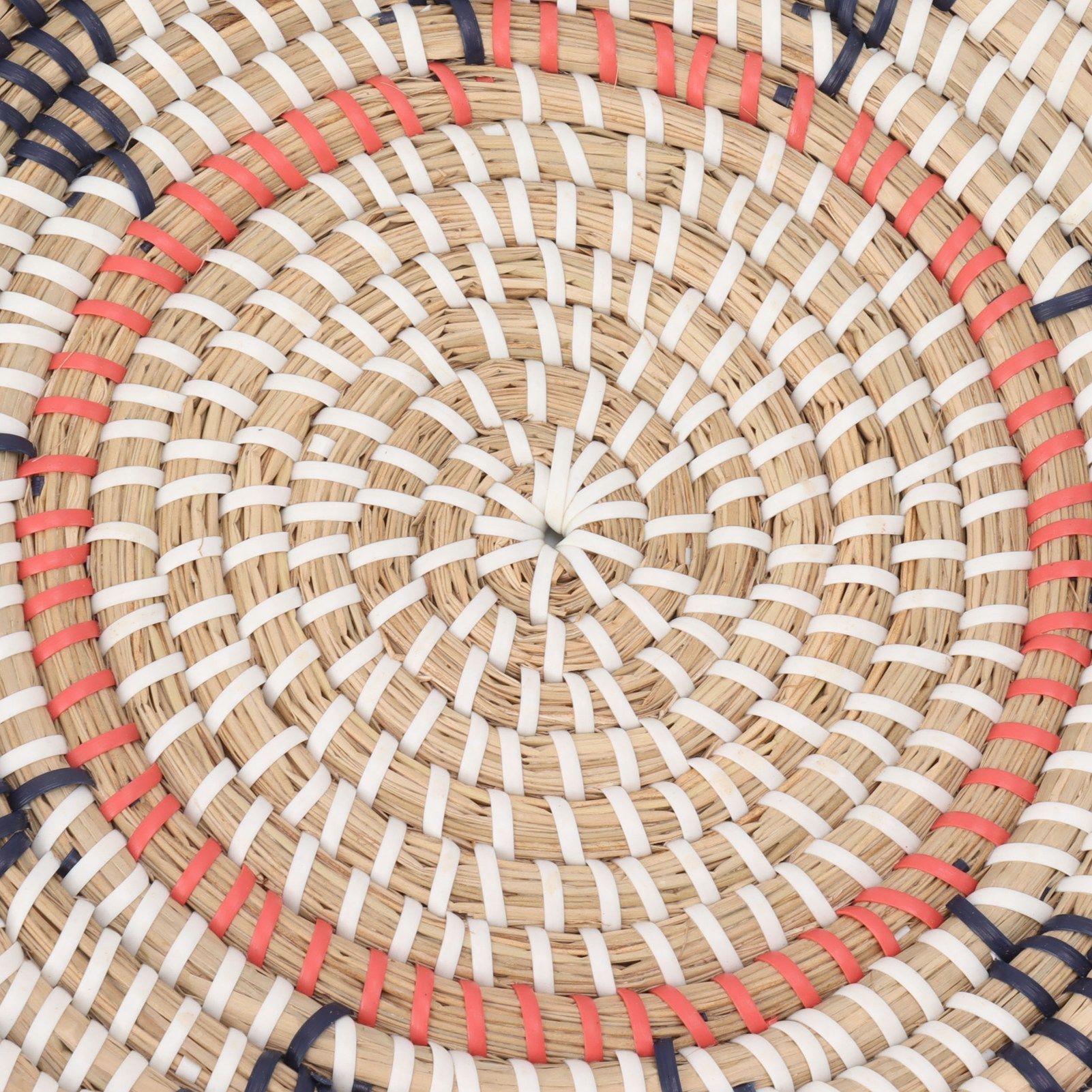 Round Grass Wall Ornaments 35cm Diameter Hand Knitting Hanging Woven Wall view 15