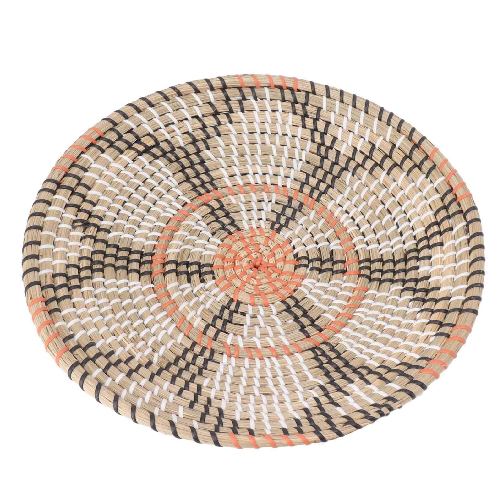 Round Grass Wall Ornaments 35cm Diameter Hand Knitting Hanging Woven Wall view 3