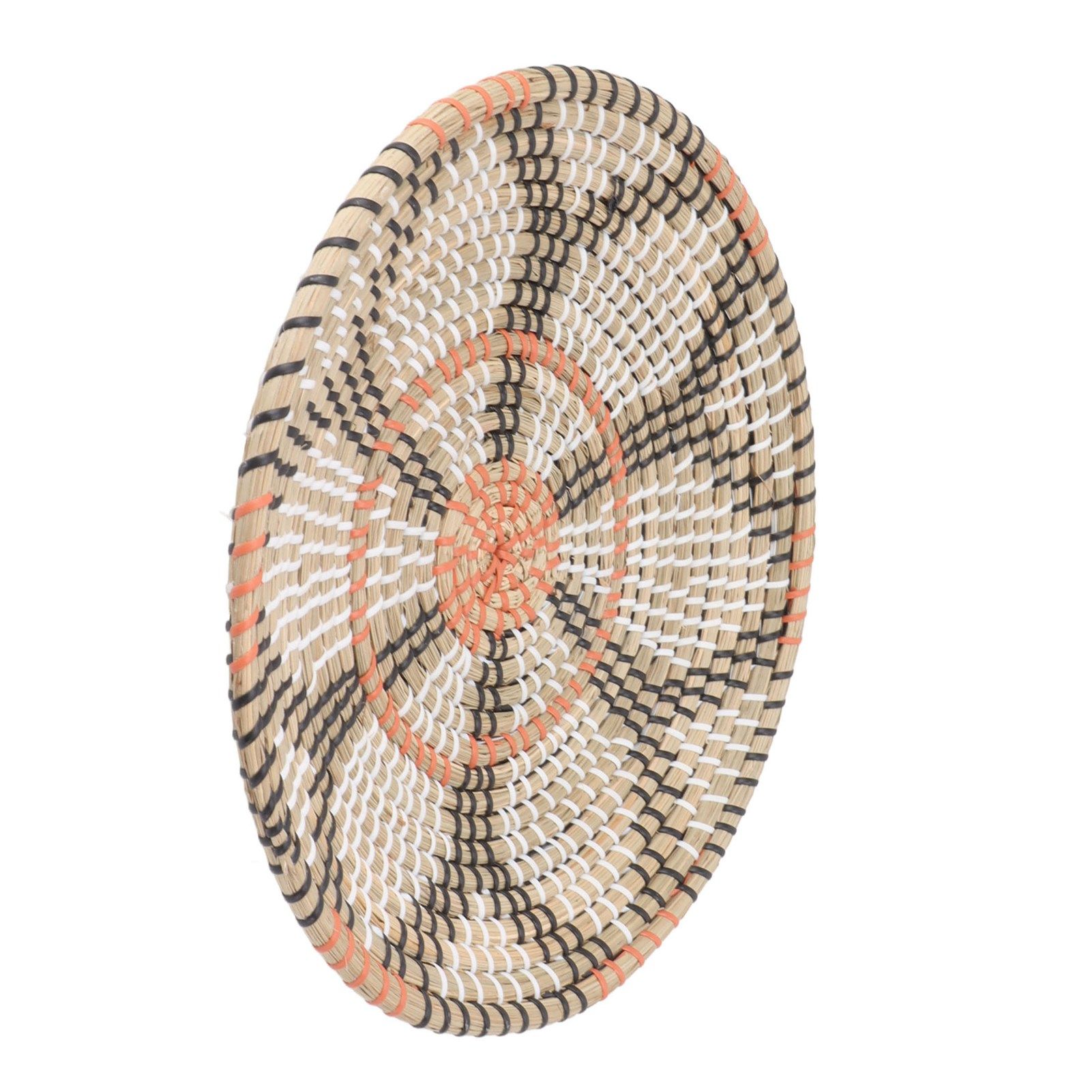 Round Grass Wall Ornaments 35cm Diameter Hand Knitting Hanging Woven Wall view 7