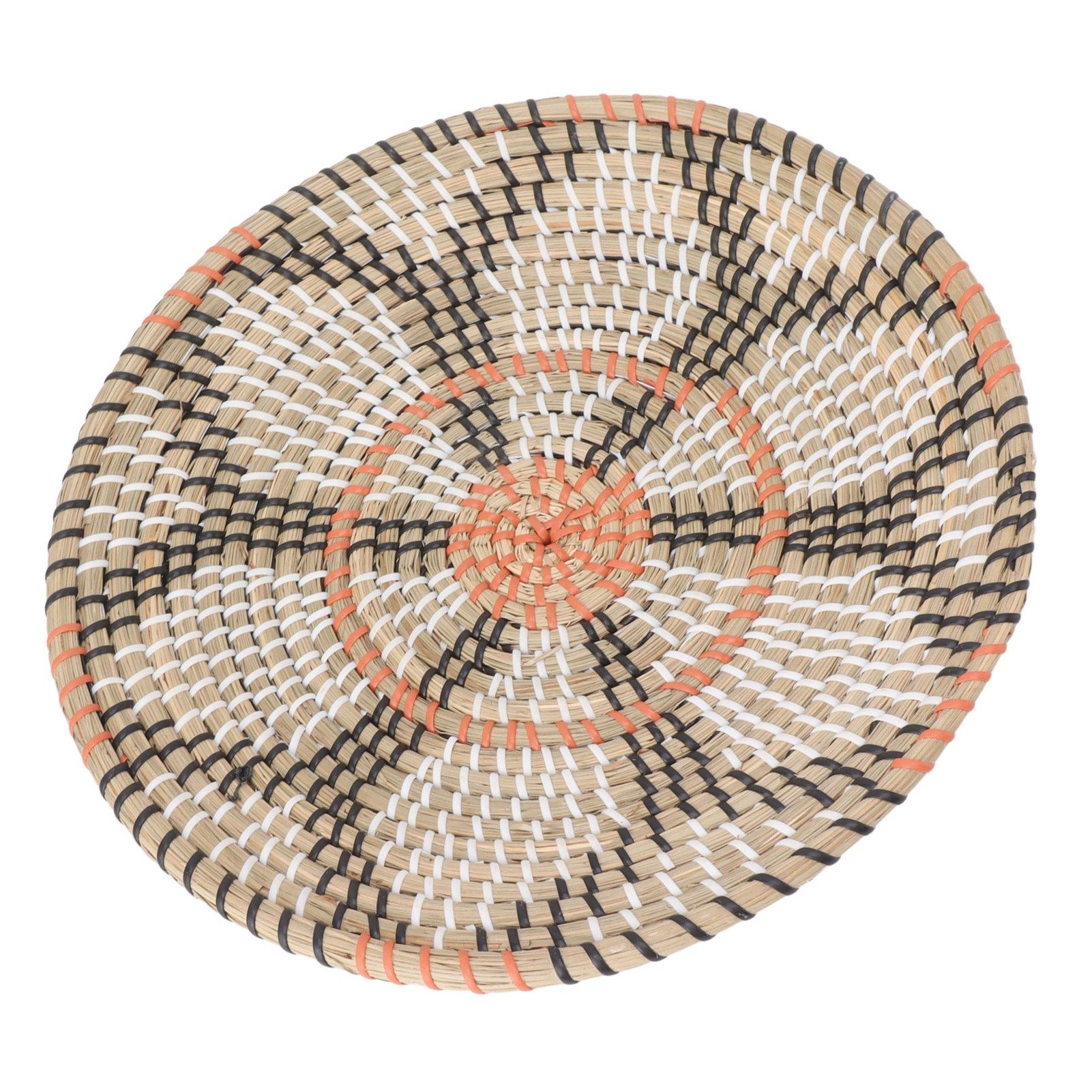 Round Grass Wall Ornaments 35cm Diameter Hand Knitting Hanging Woven Wall view 10