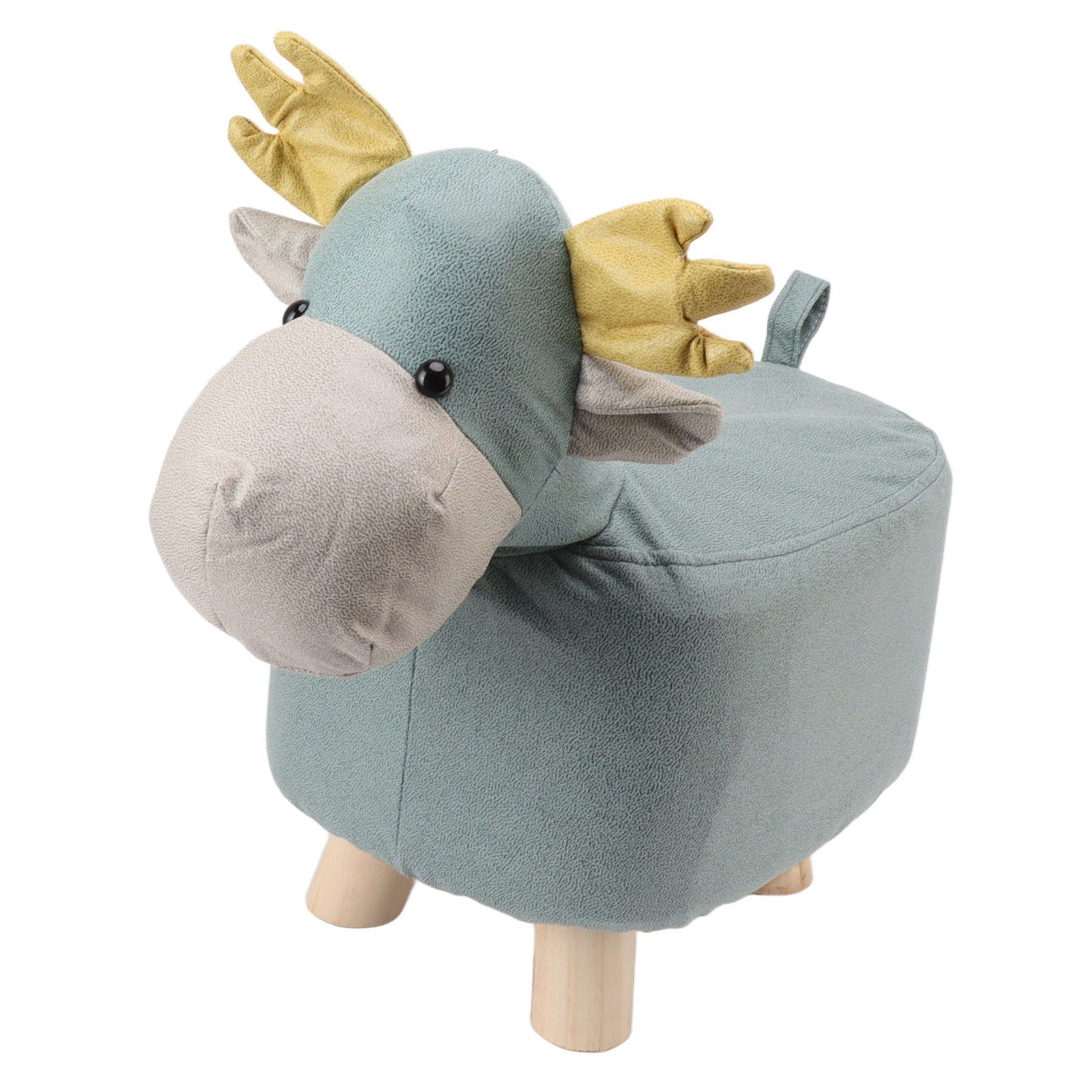 Animal Footstools Prevent Slip Cute Cartoon Giraffe Shape Soft Small Kids view 3
