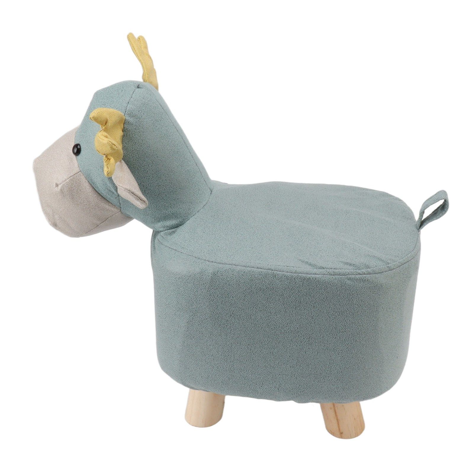Animal Footstools Prevent Slip Cute Cartoon Giraffe Shape Soft Small Kids view 5