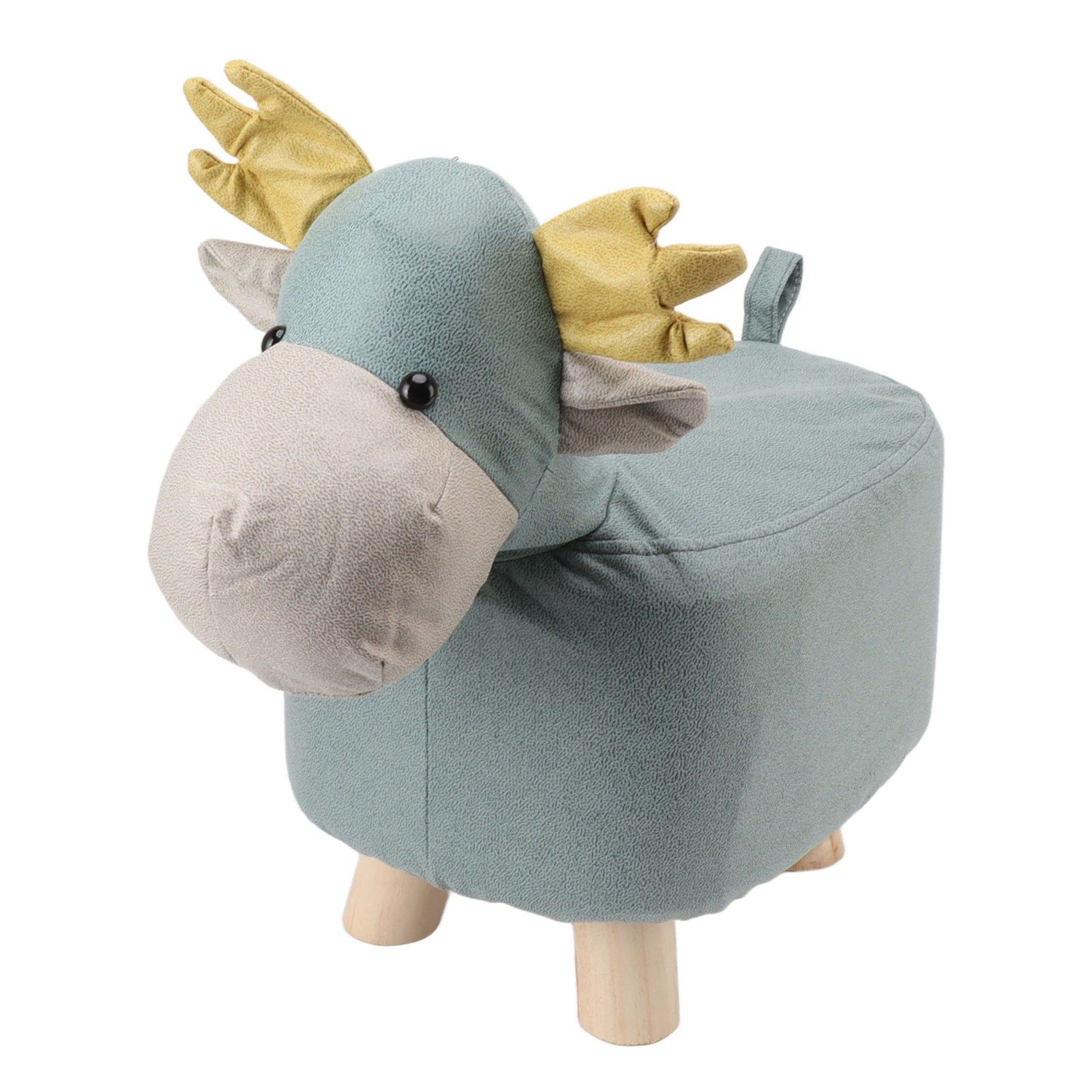 Animal Footstools Prevent Slip Cute Cartoon Giraffe Shape Soft Small Kids view 9