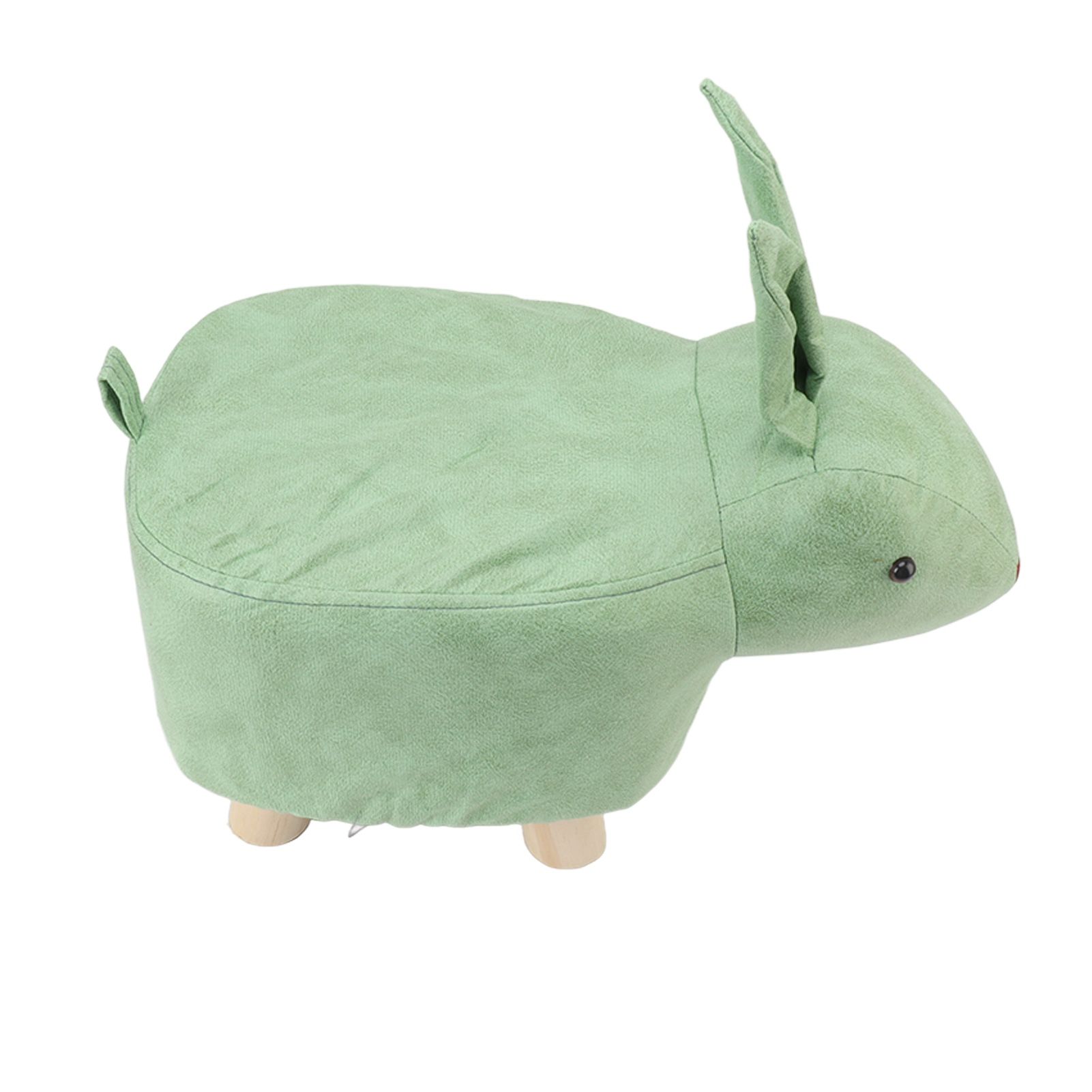 Cartoon Animal Shaped Stool Kid Home Living Room Cute Wooden Footstool for view 5