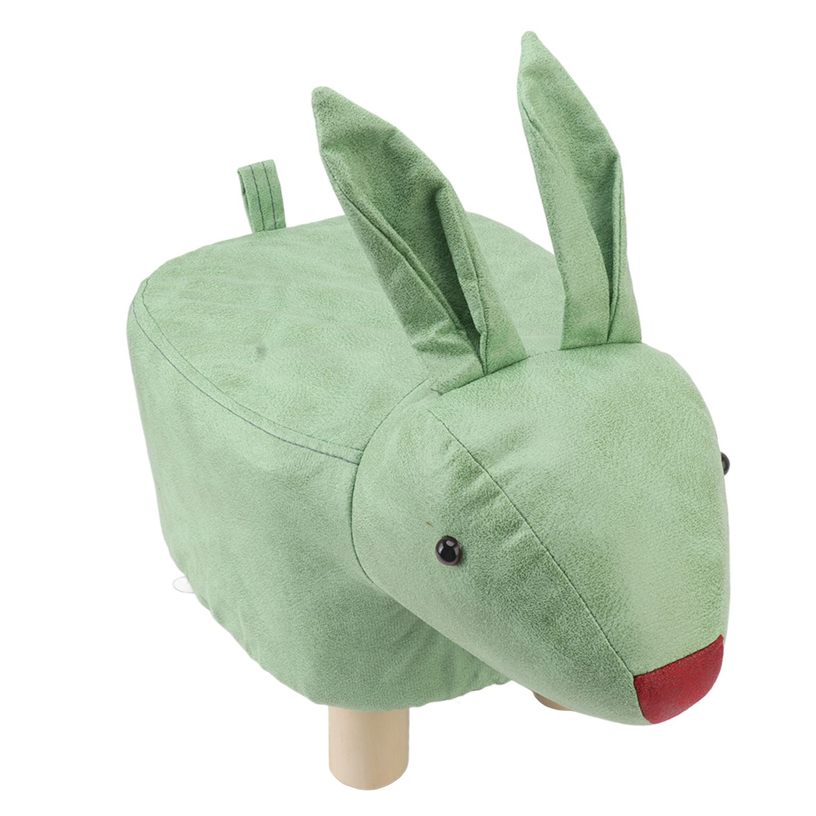 Cartoon Animal Shaped Stool Kid Home Living Room Cute Wooden Footstool for view 8