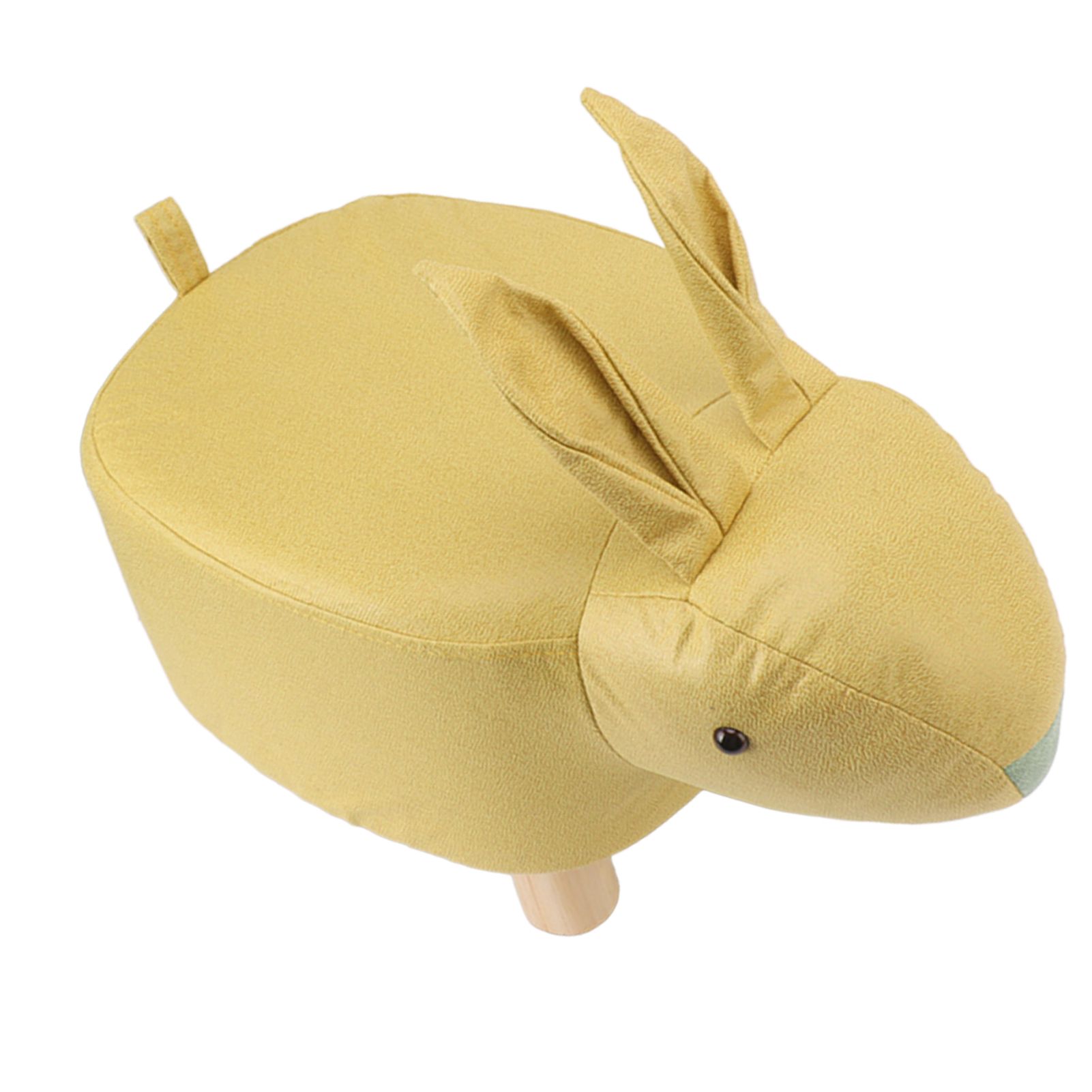 Cartoon Animal Shaped Stool Kid Home Living Room Cute Wooden Footstool for view 8