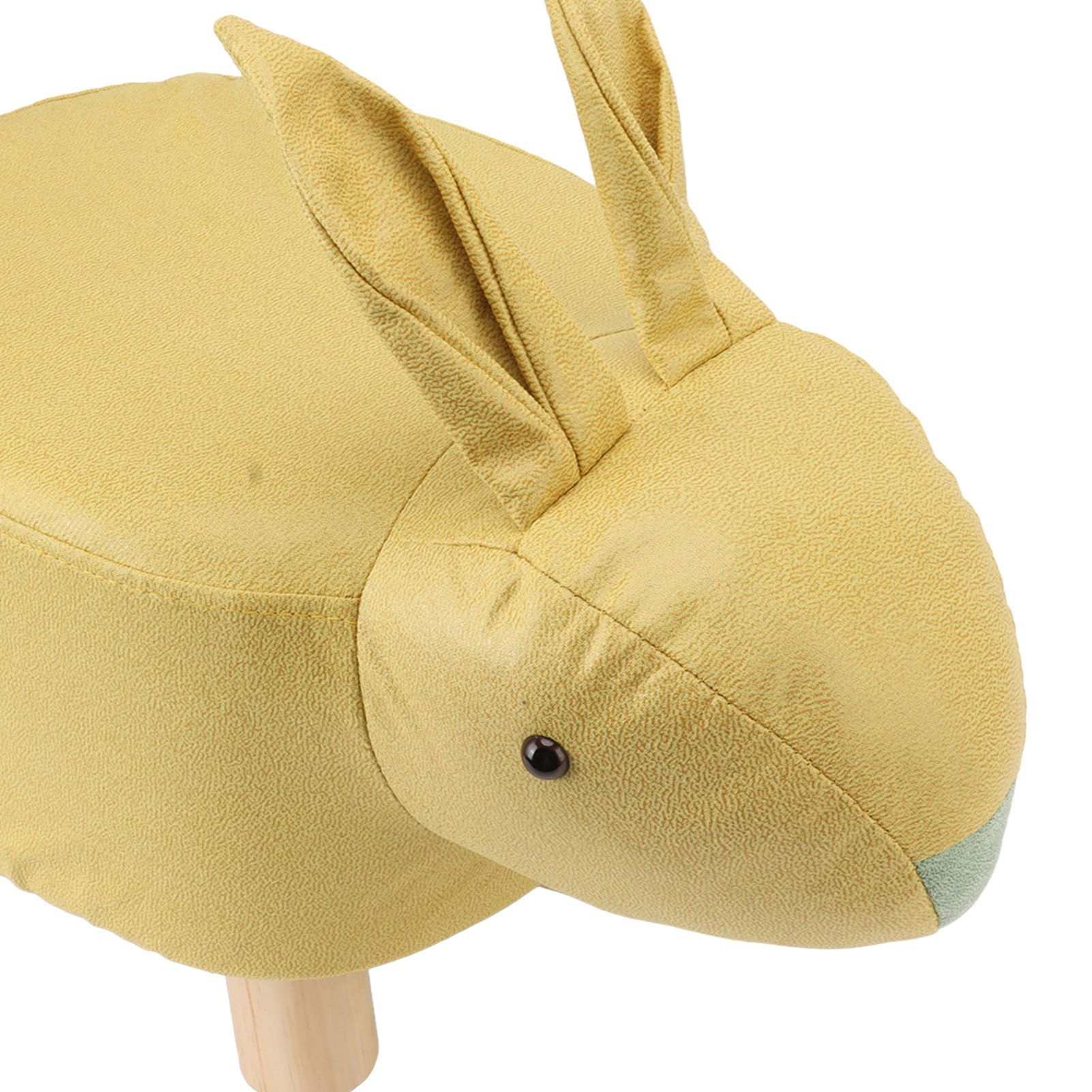 Cartoon Animal Shaped Stool Kid Home Living Room Cute Wooden Footstool for view 15