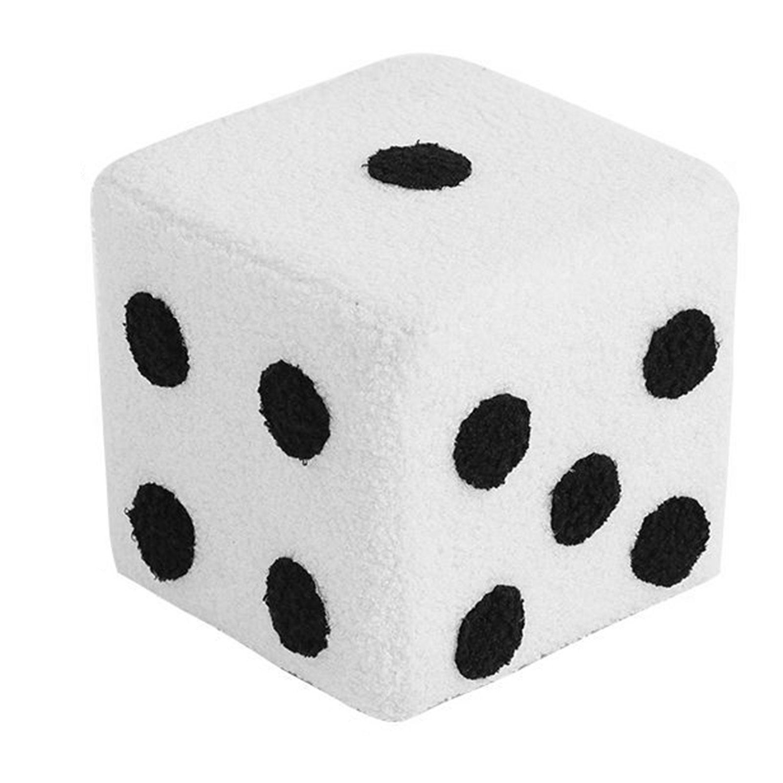 Foot Stool Soft Comfortable Simple Warm Sturdy Base Cube Stool for Home Living