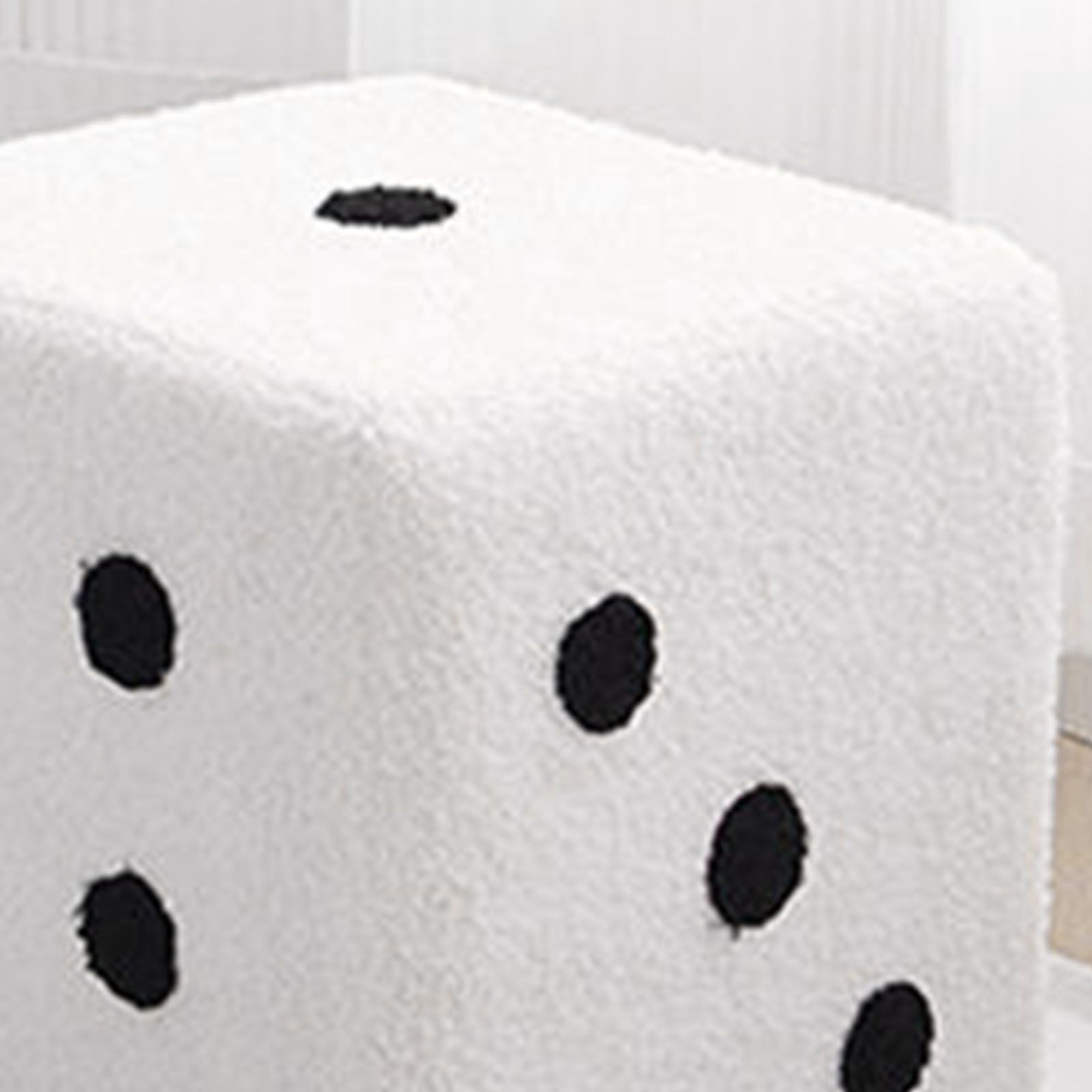 Foot Stool Soft Comfortable Simple Warm Sturdy Base Cube Stool for Home Living view 9