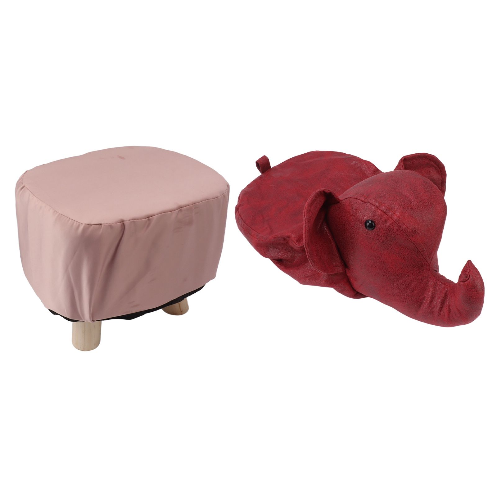 Animal Footstools Elephant Shaped Slip Resistant Silent Comfortable Stable view 2