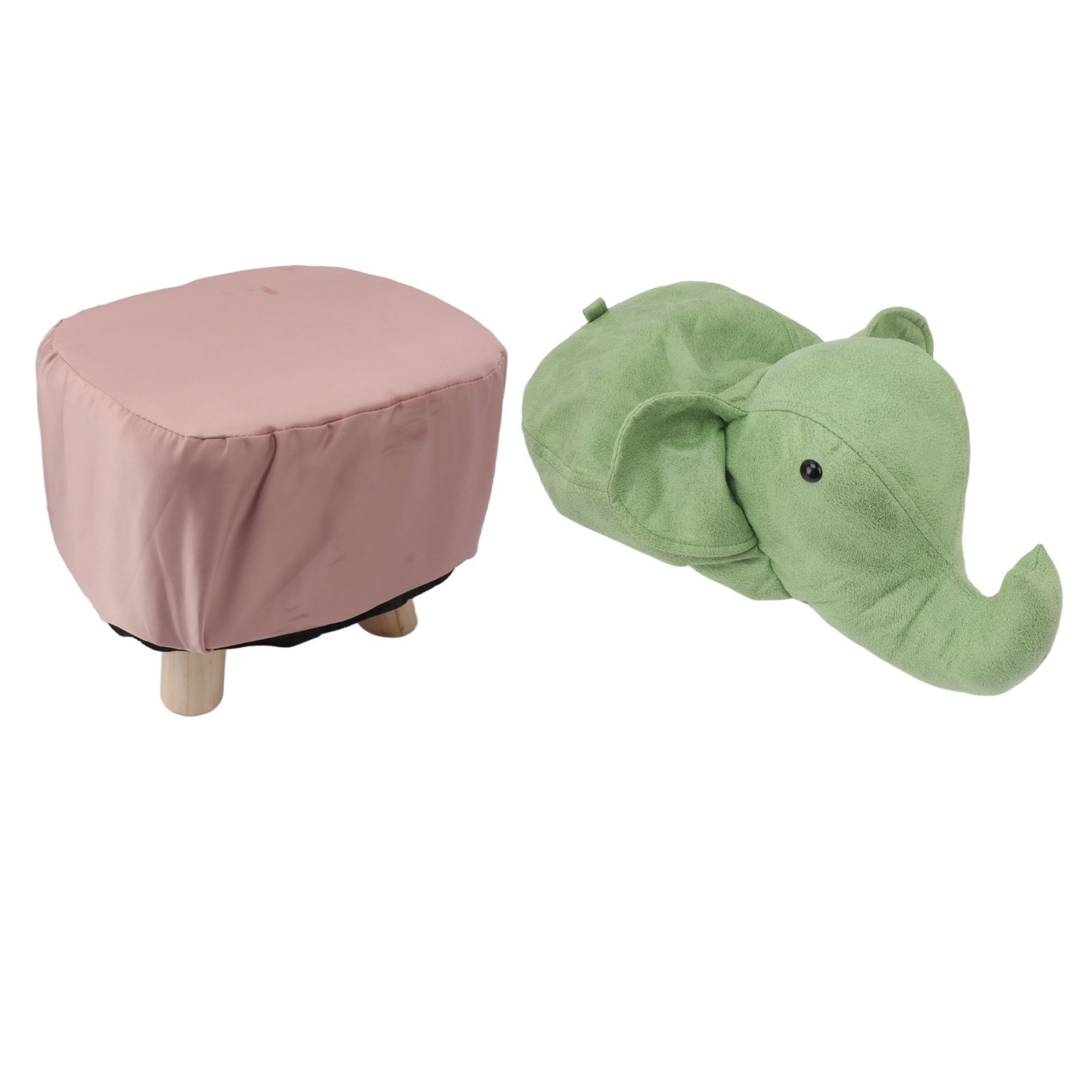 Animal Footstools Elephant Shaped Slip Resistant Silent Comfortable Stable view 2