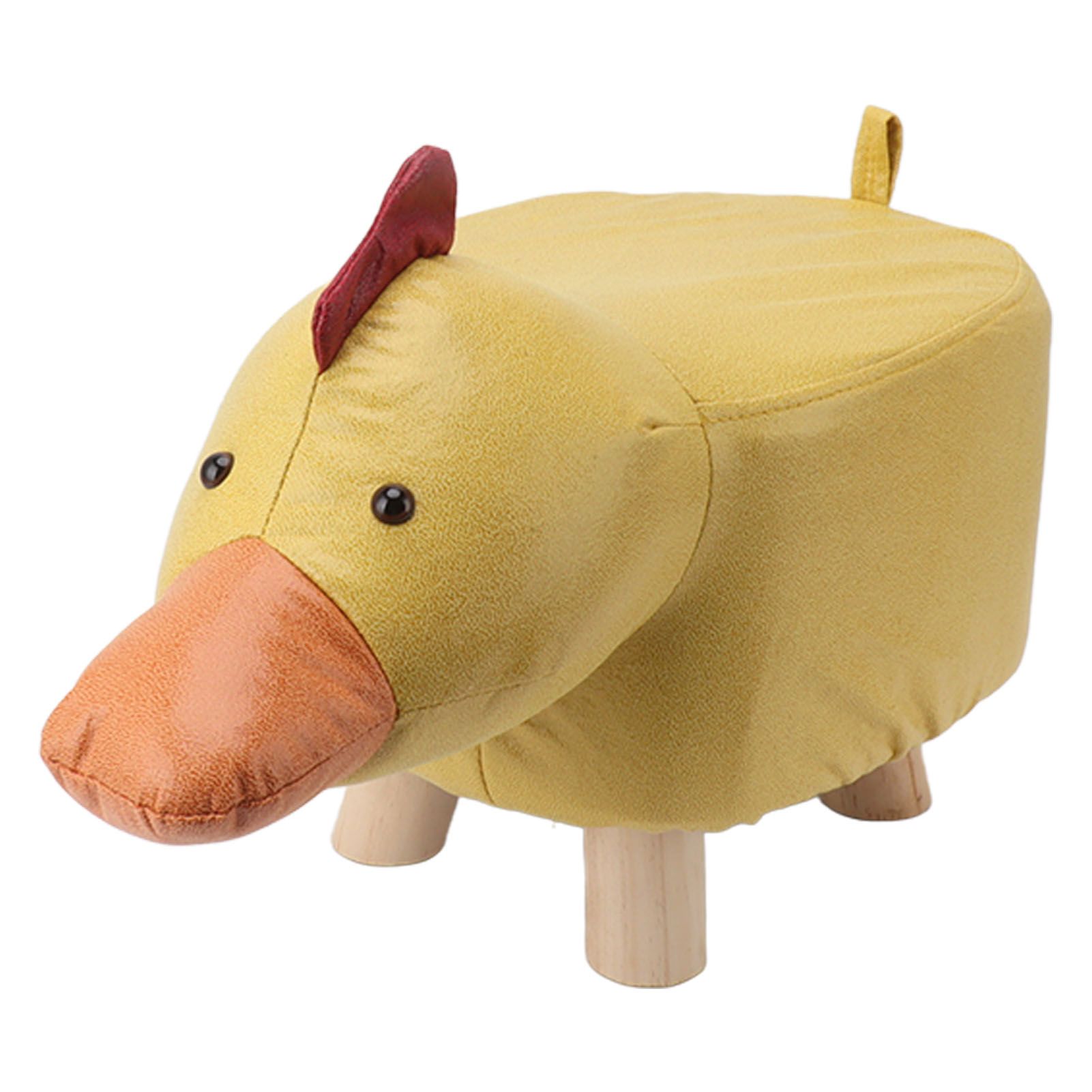 Cute Animal Footstool with Soft Padded Cushion and Prevent Slip Feet Small view 4
