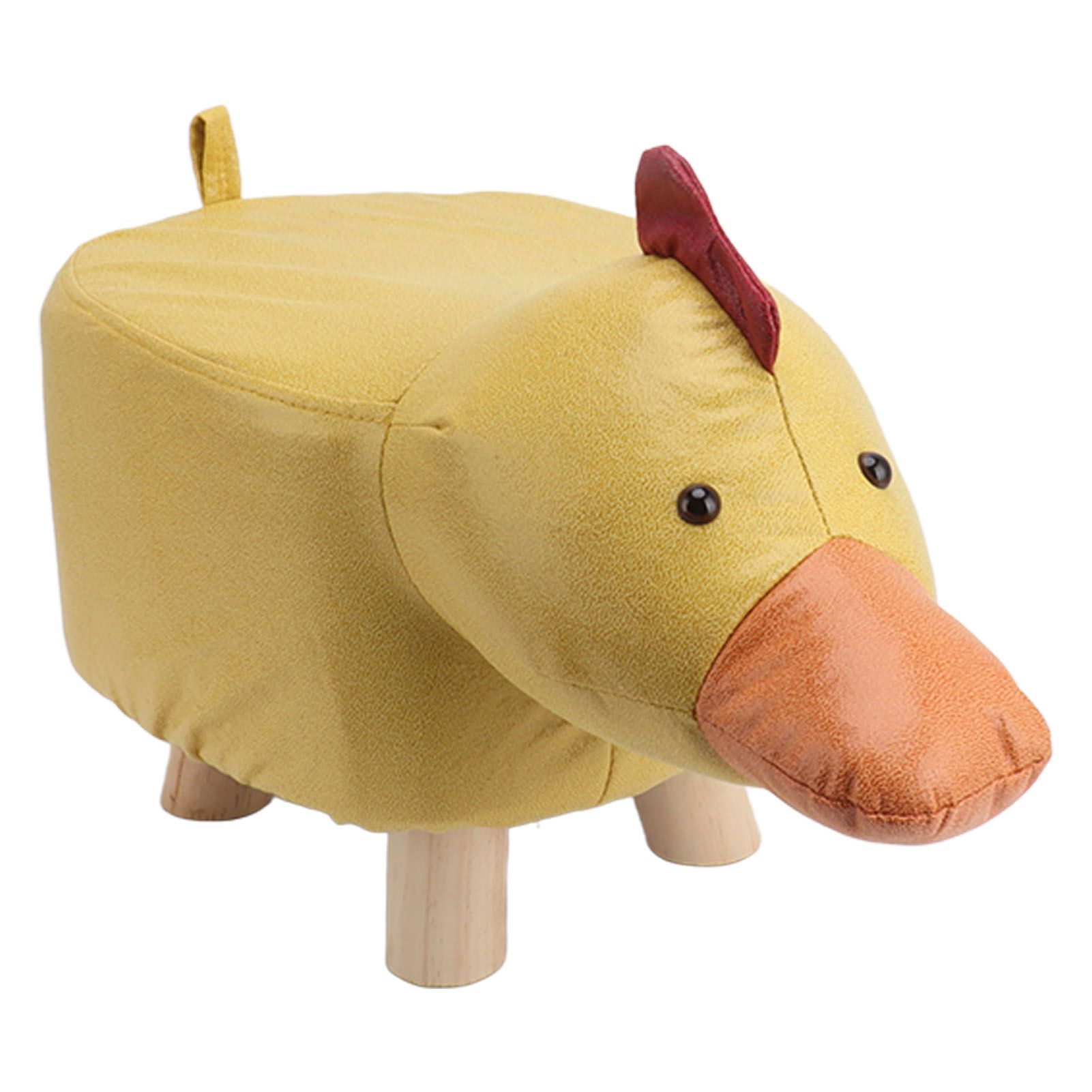 Cute Animal Footstool with Soft Padded Cushion and Prevent Slip Feet Small view 6