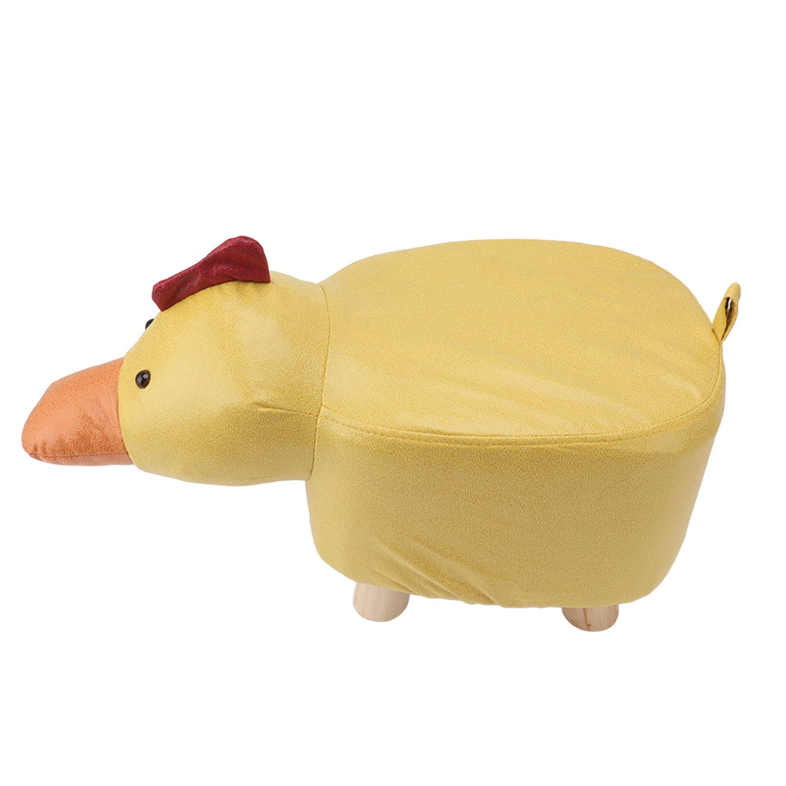 Cute Animal Footstool with Soft Padded Cushion and Prevent Slip Feet Small view 7