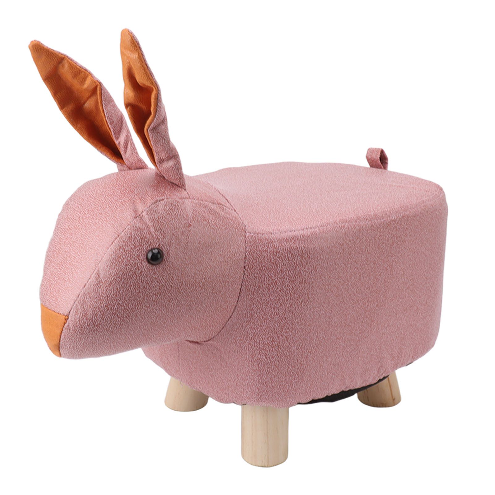 Cute Animal Footstool with Soft Padded Cushion and Prevent Slip Feet Small view 4