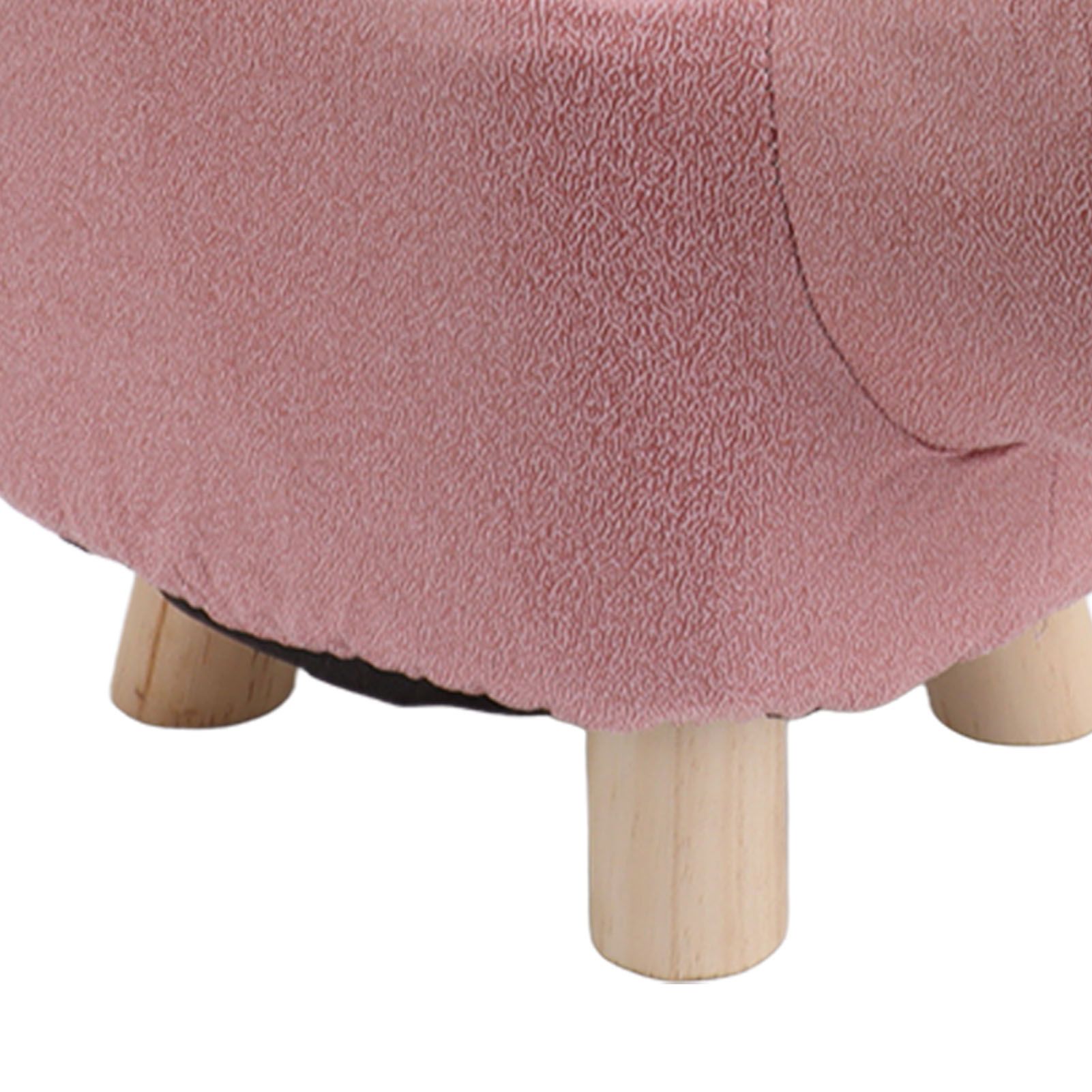 Cute Animal Footstool with Soft Padded Cushion and Prevent Slip Feet Small view 14