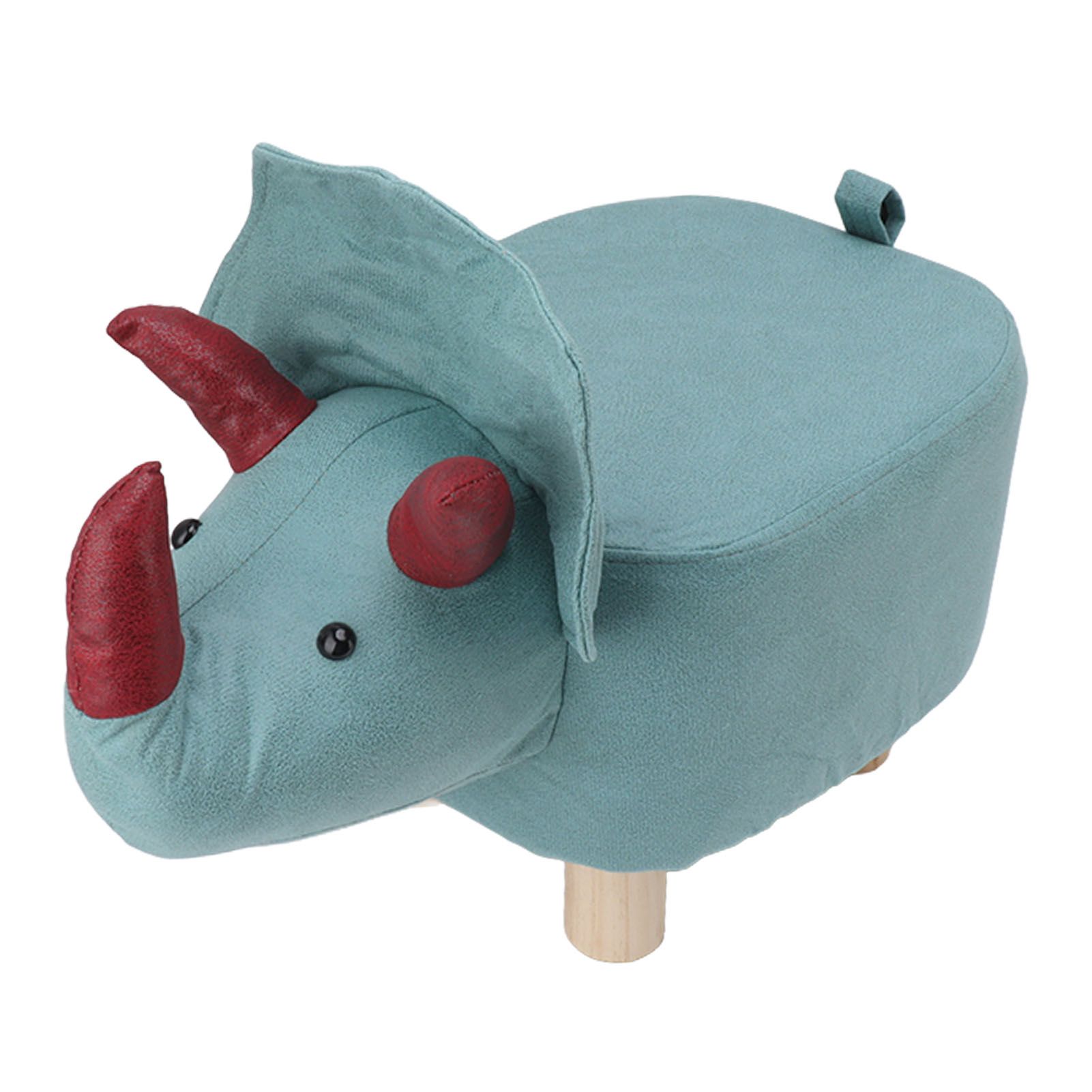 Cute Animal Footstool with Soft Padded Cushion and Prevent Slip Feet Small view 4