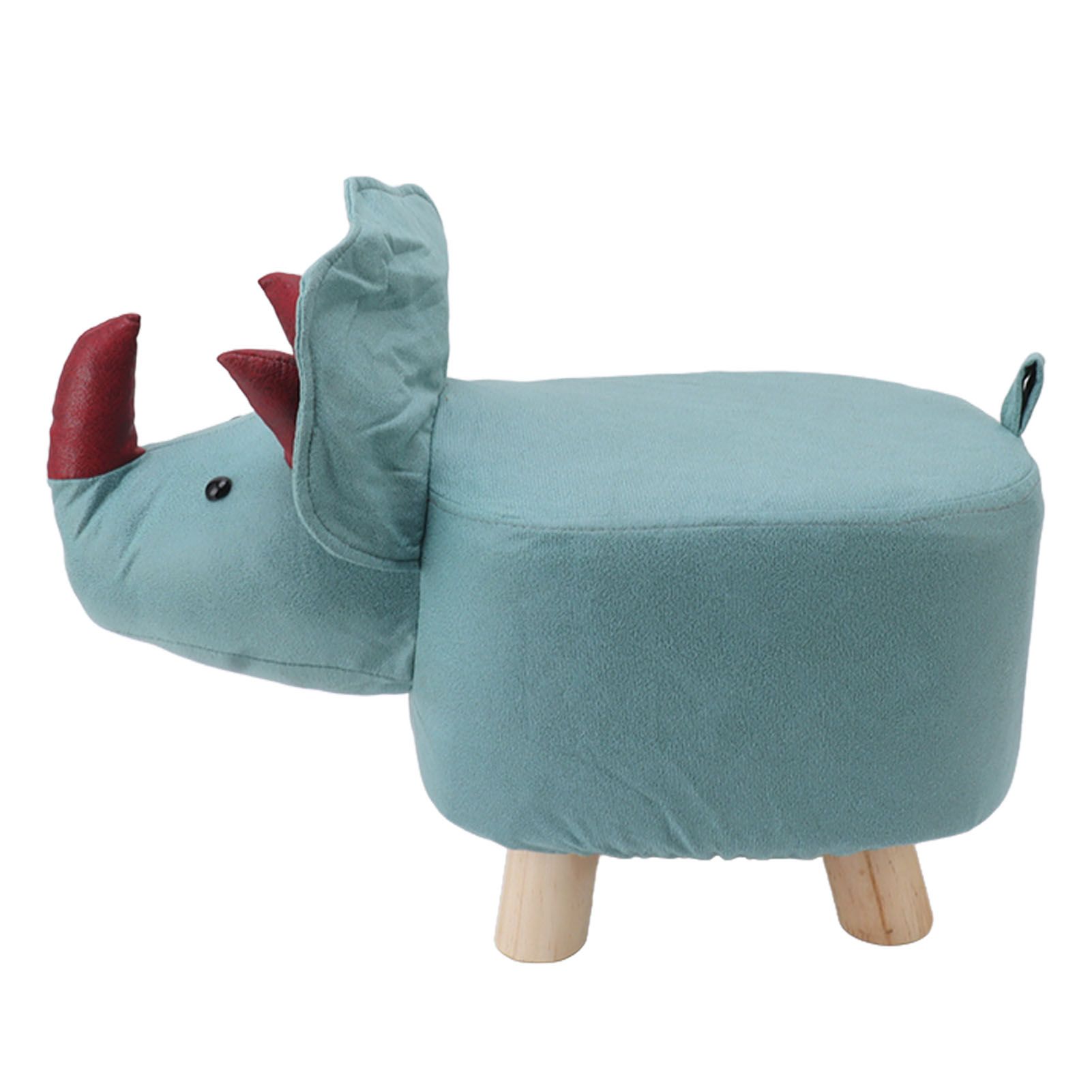 Cute Animal Footstool with Soft Padded Cushion and Prevent Slip Feet Small view 6