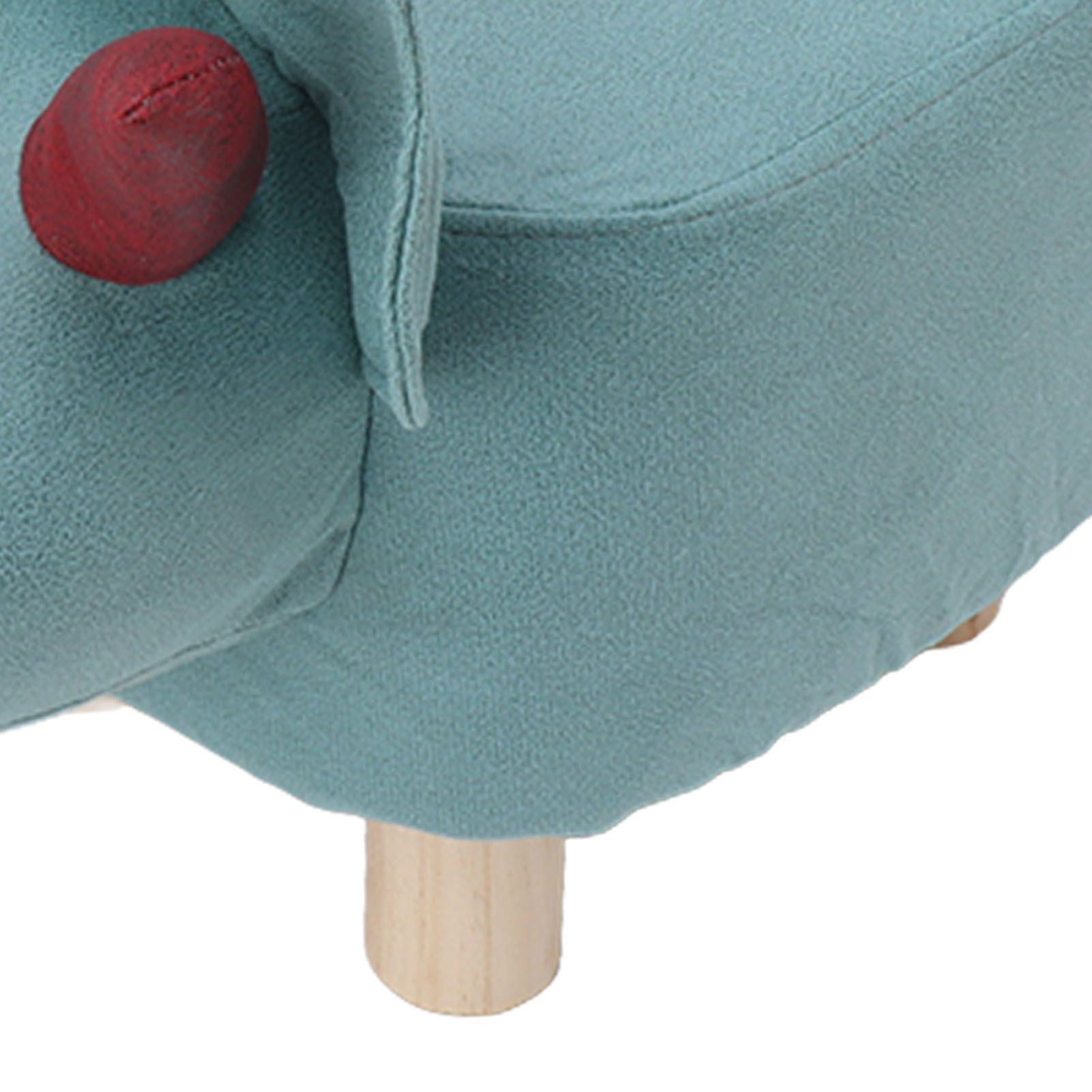 Cute Animal Footstool with Soft Padded Cushion and Prevent Slip Feet Small view 14