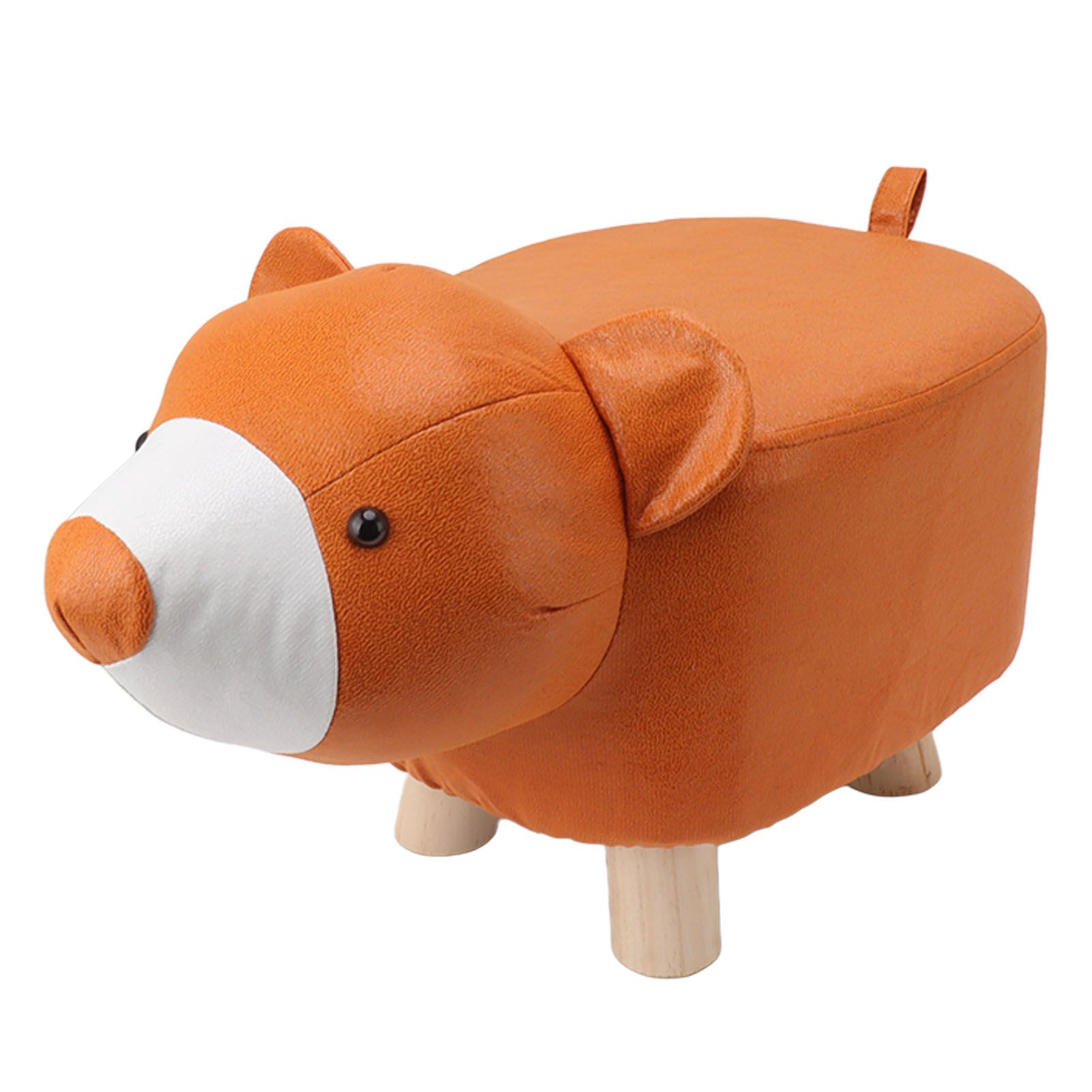 Cute Animal Footstool with Soft Padded Cushion and Prevent Slip Feet Small view 5