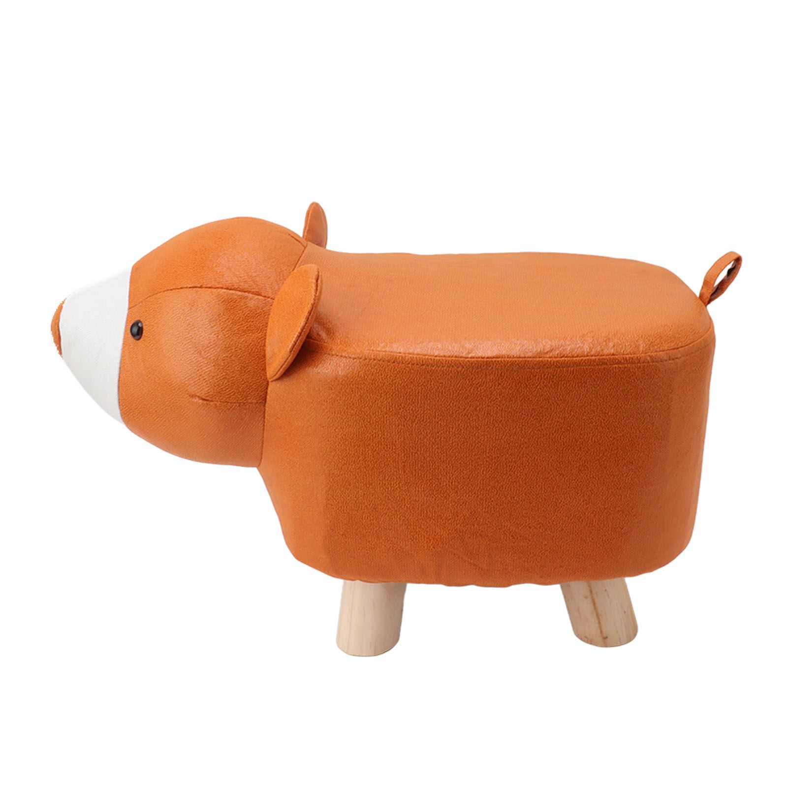 Cute Animal Footstool with Soft Padded Cushion and Prevent Slip Feet Small view 7