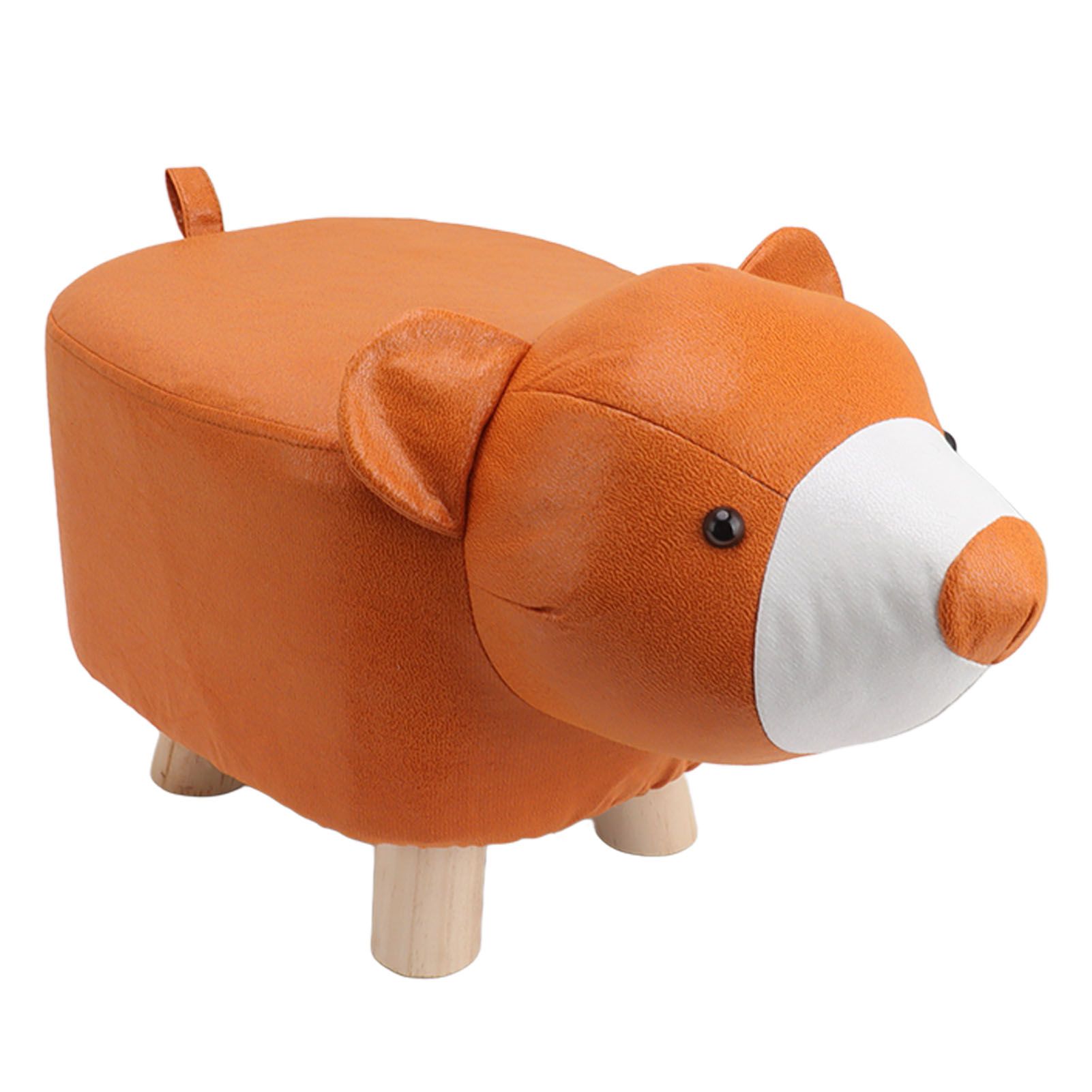 Cute Animal Footstool with Soft Padded Cushion and Prevent Slip Feet Small view 8