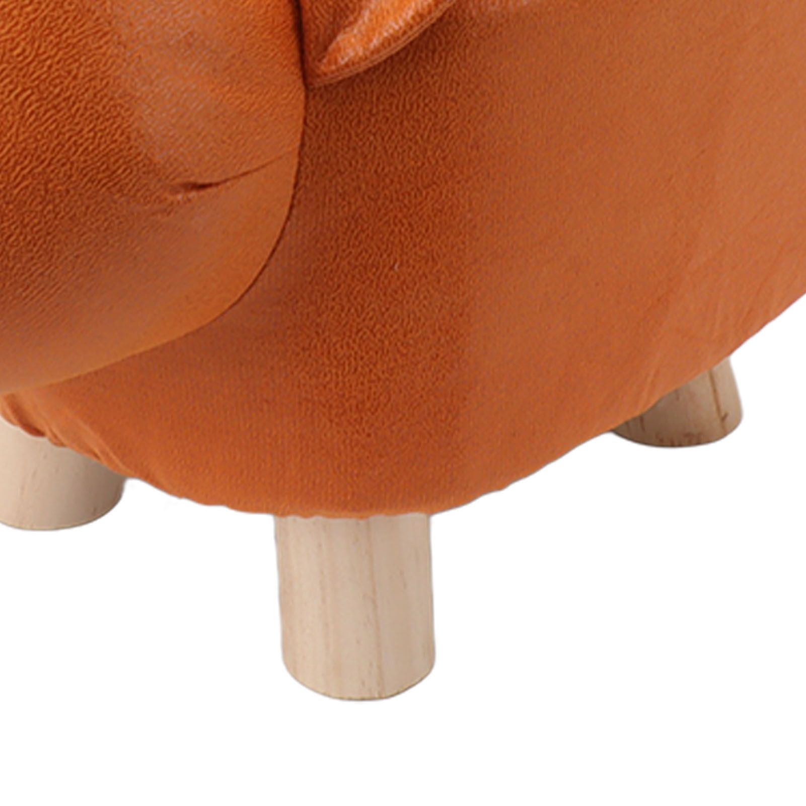 Cute Animal Footstool with Soft Padded Cushion and Prevent Slip Feet Small view 13