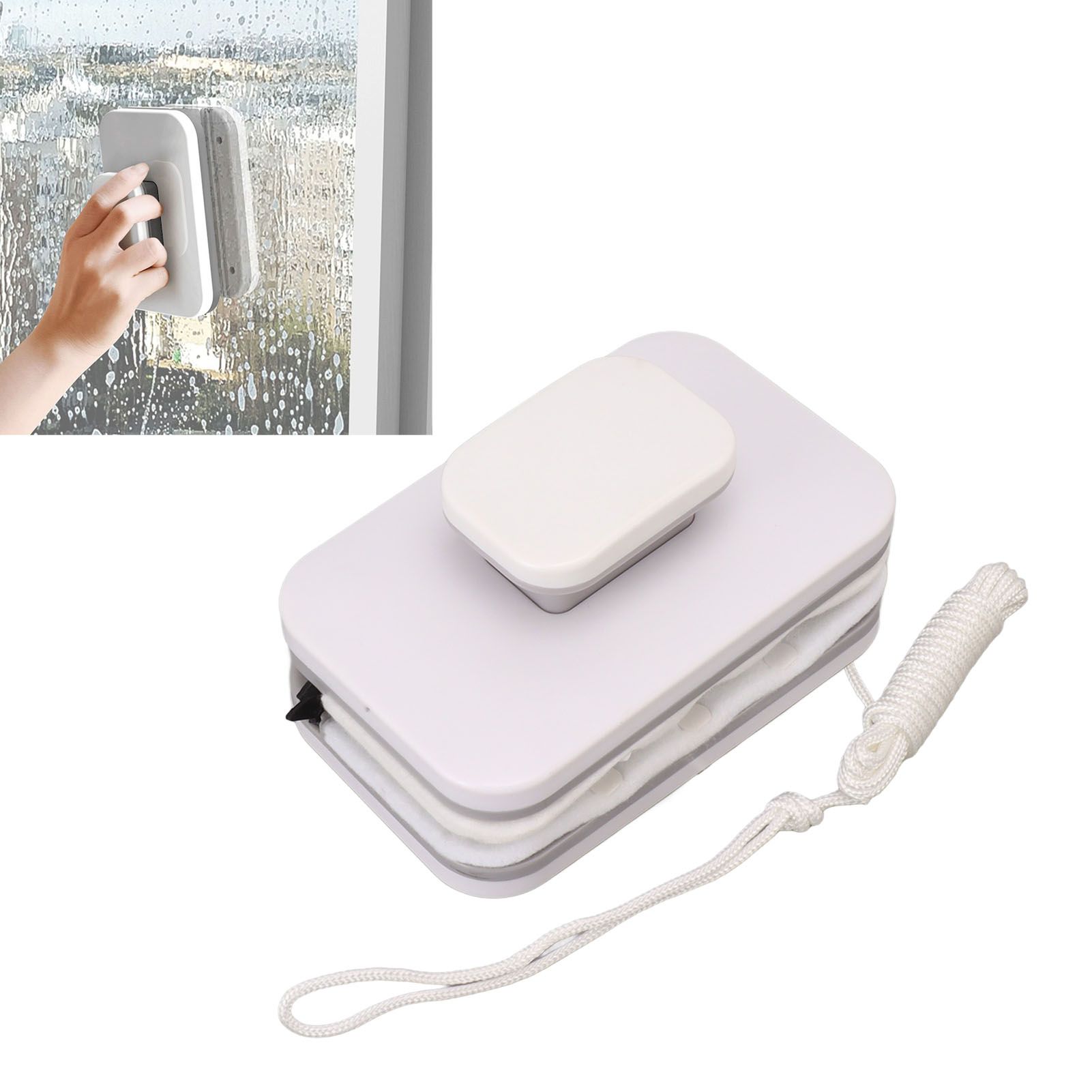 Magnetic Window Brush Strong Magnet Double Side Magnetic Window Cleaner Glass view 11