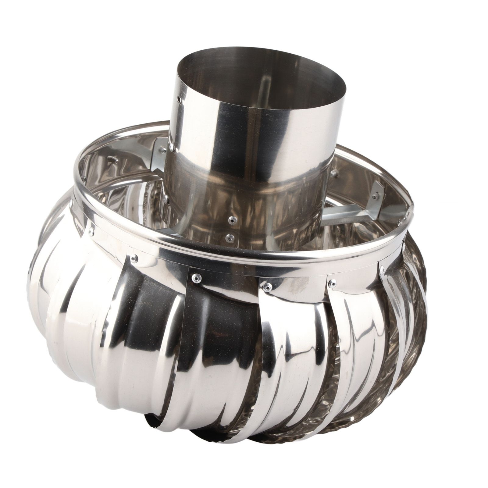 Roof Ventilator Automatic Silent Stainless Steel Pipefit Roof Ventilating Fan view 5
