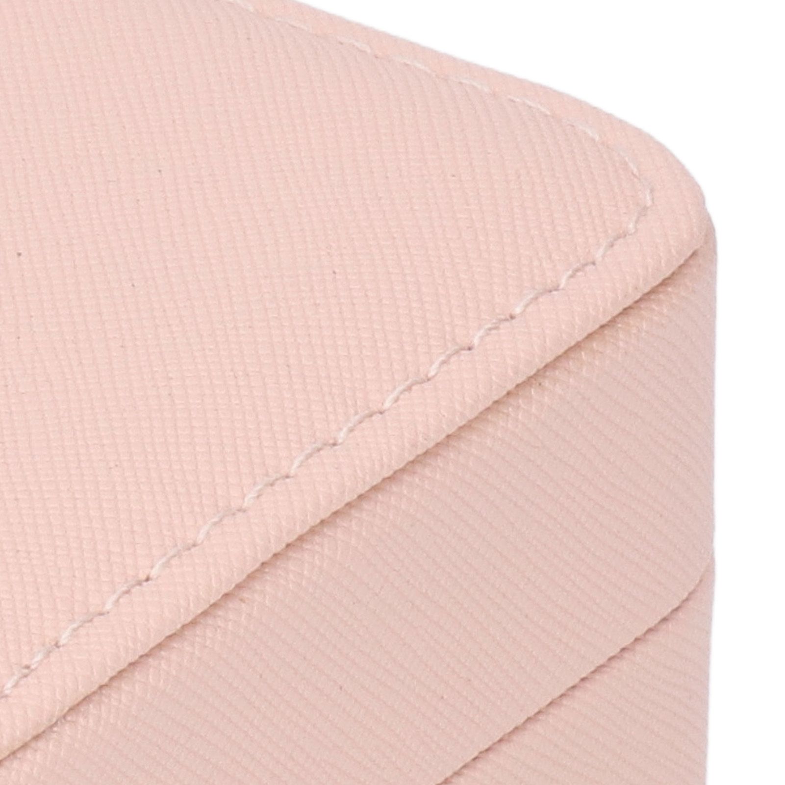 Jewelry Box Pink Portable Multi Layer PU Leather Jewelry Travel Case for Home view 15